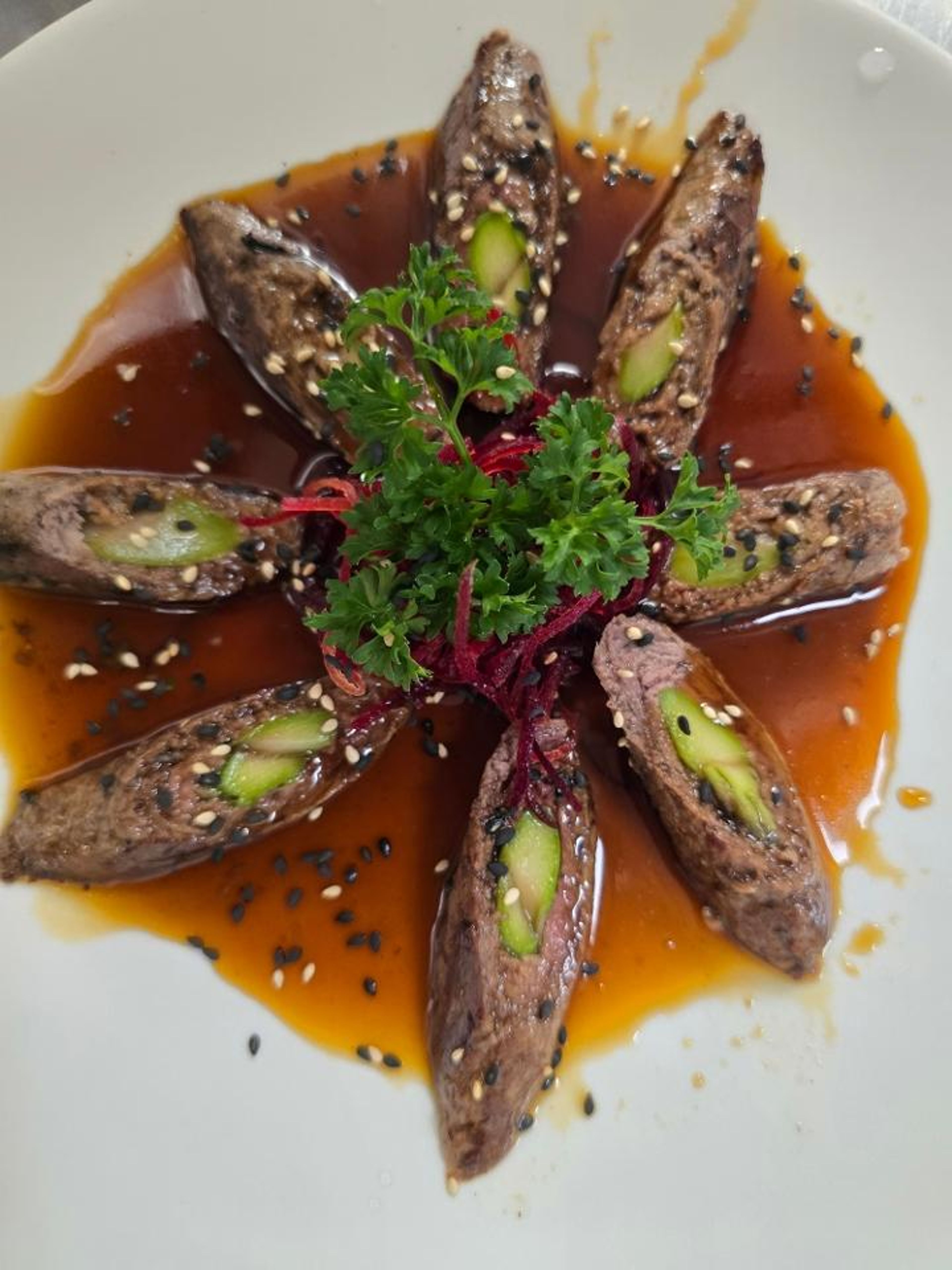 Asparagus Beef Roll.