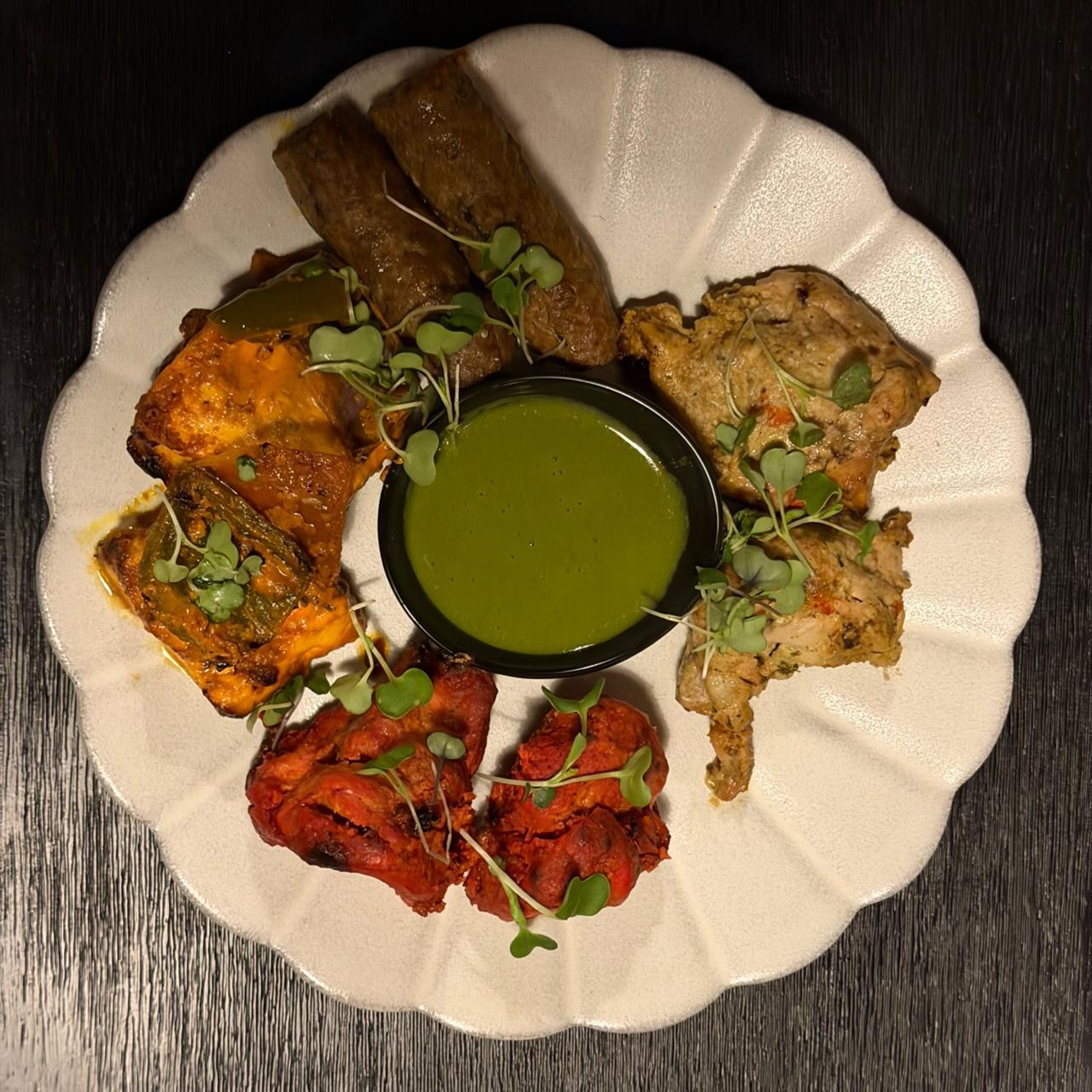 Tandoori Mixed Platter.
