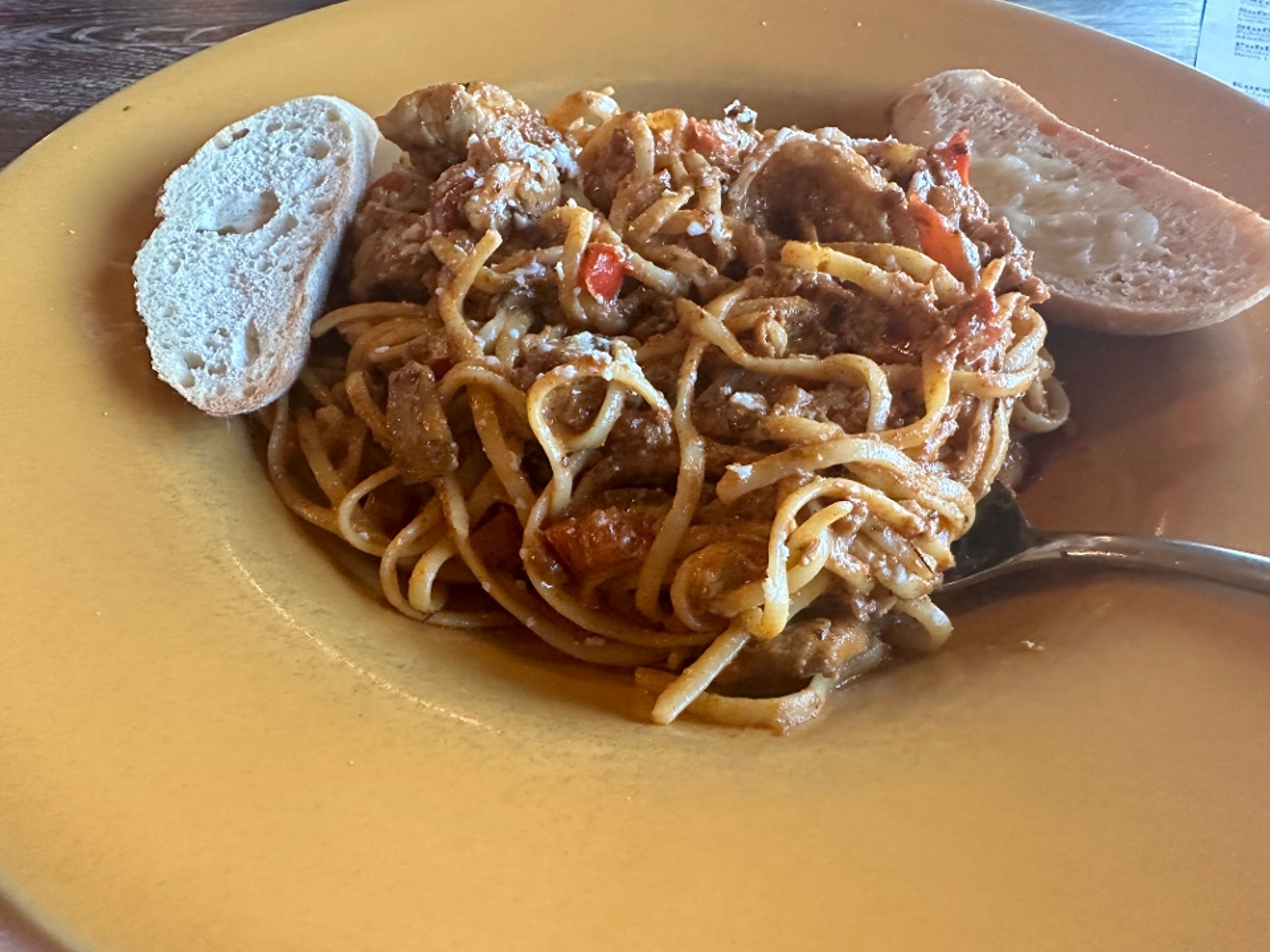 Chicken Chorizo Pasta.