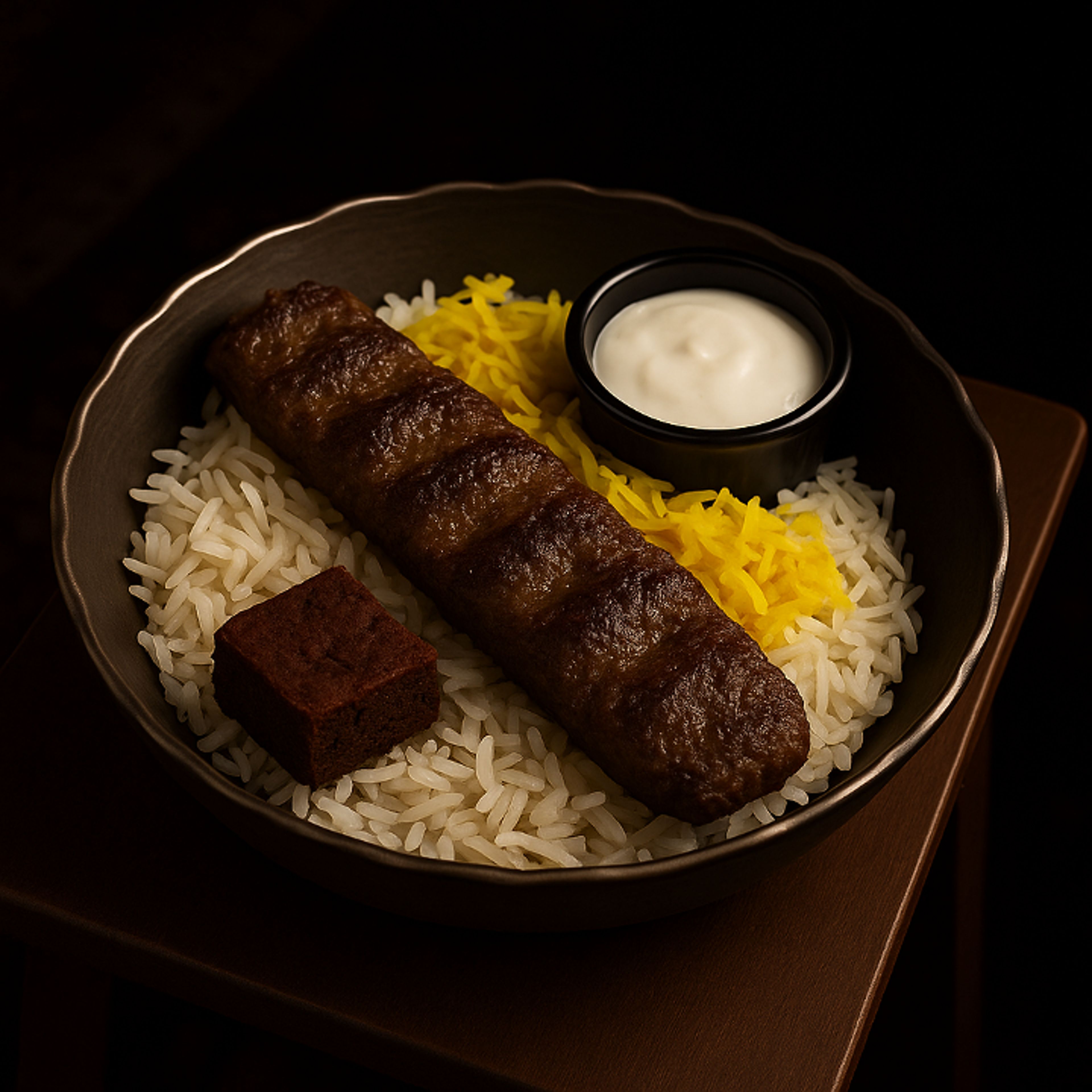 Kids’ Kobideh Kabob.