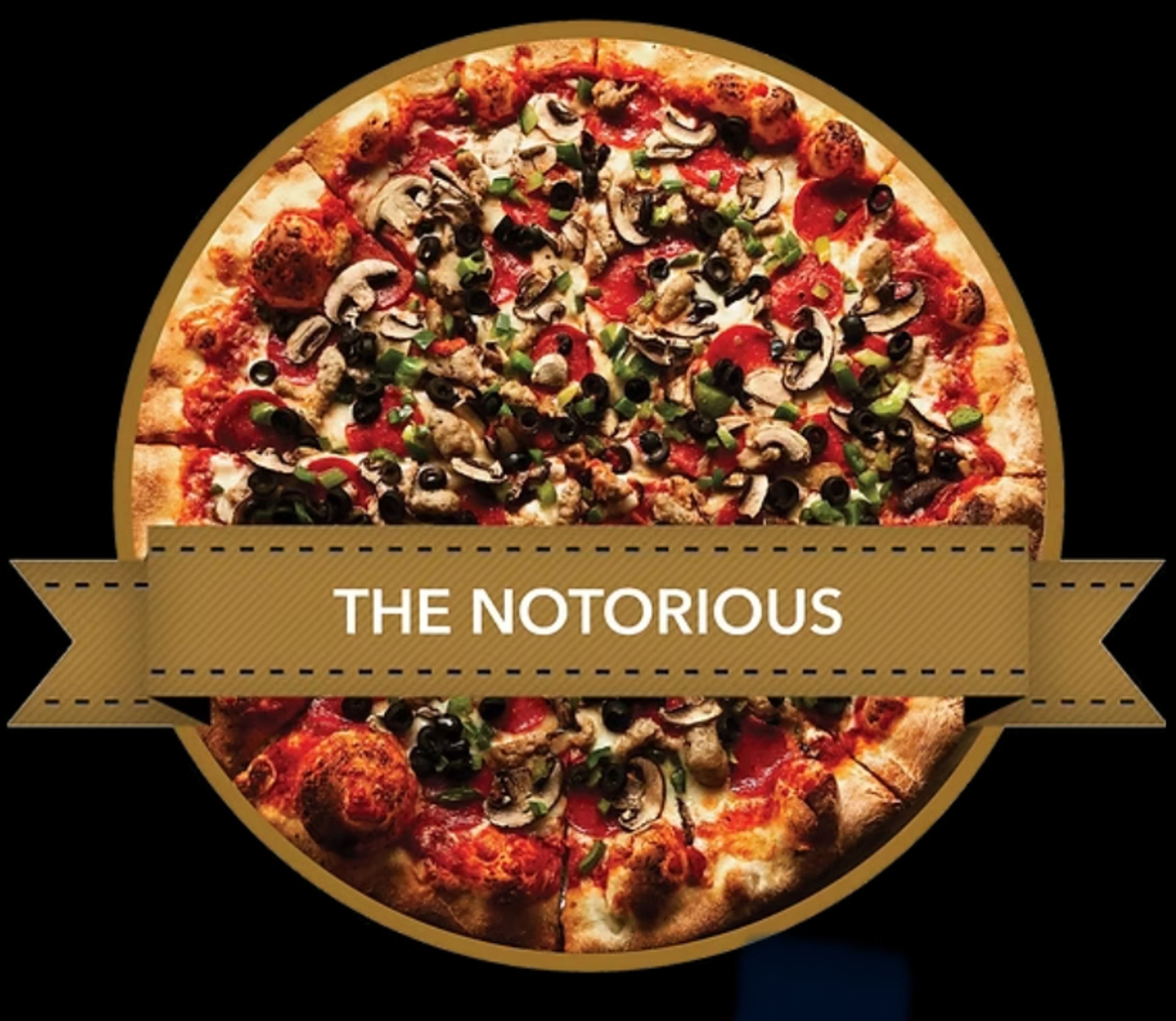 12" Notorious Pizza.
