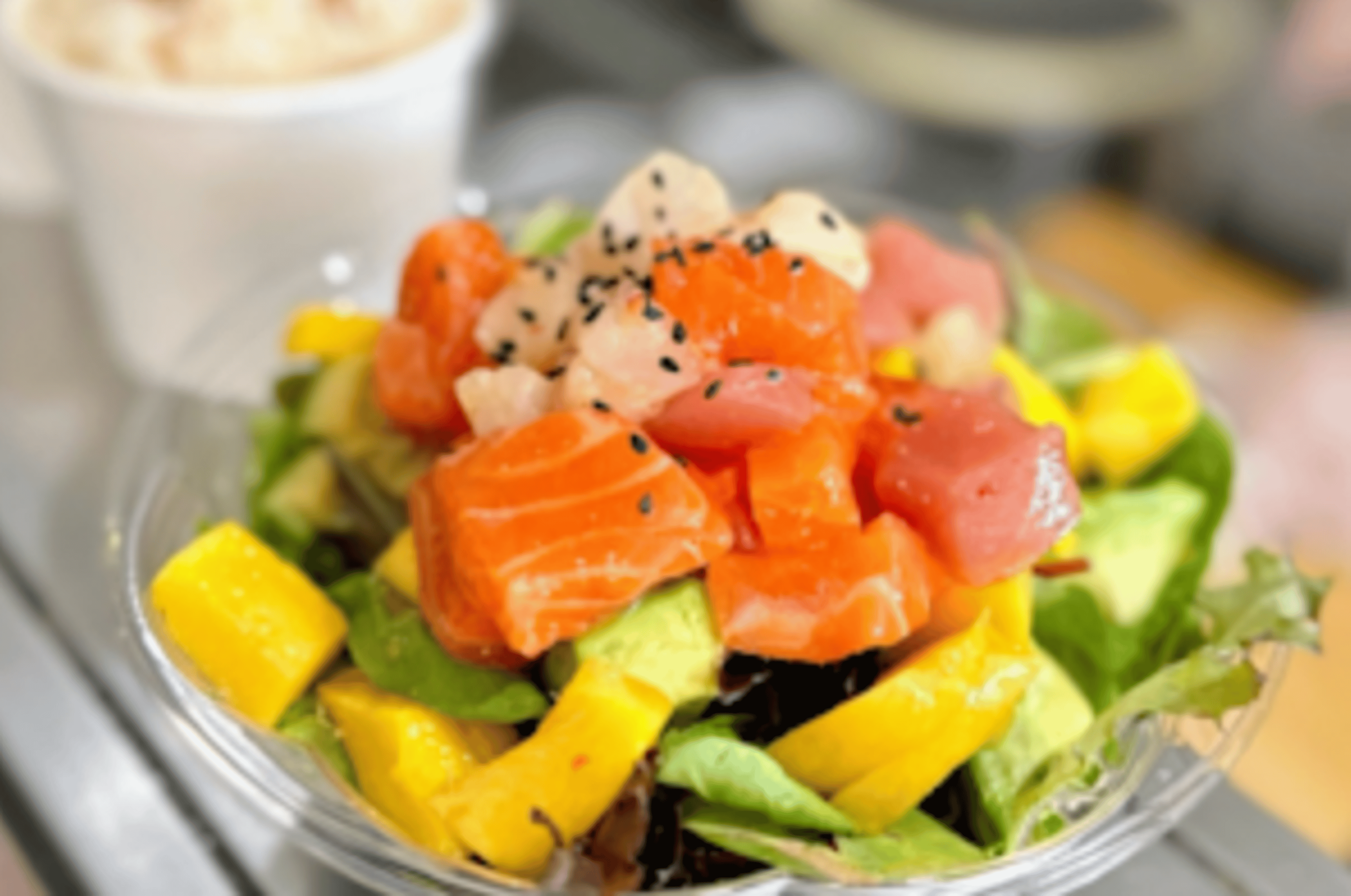 Spicy Tuna Avocado Salad.