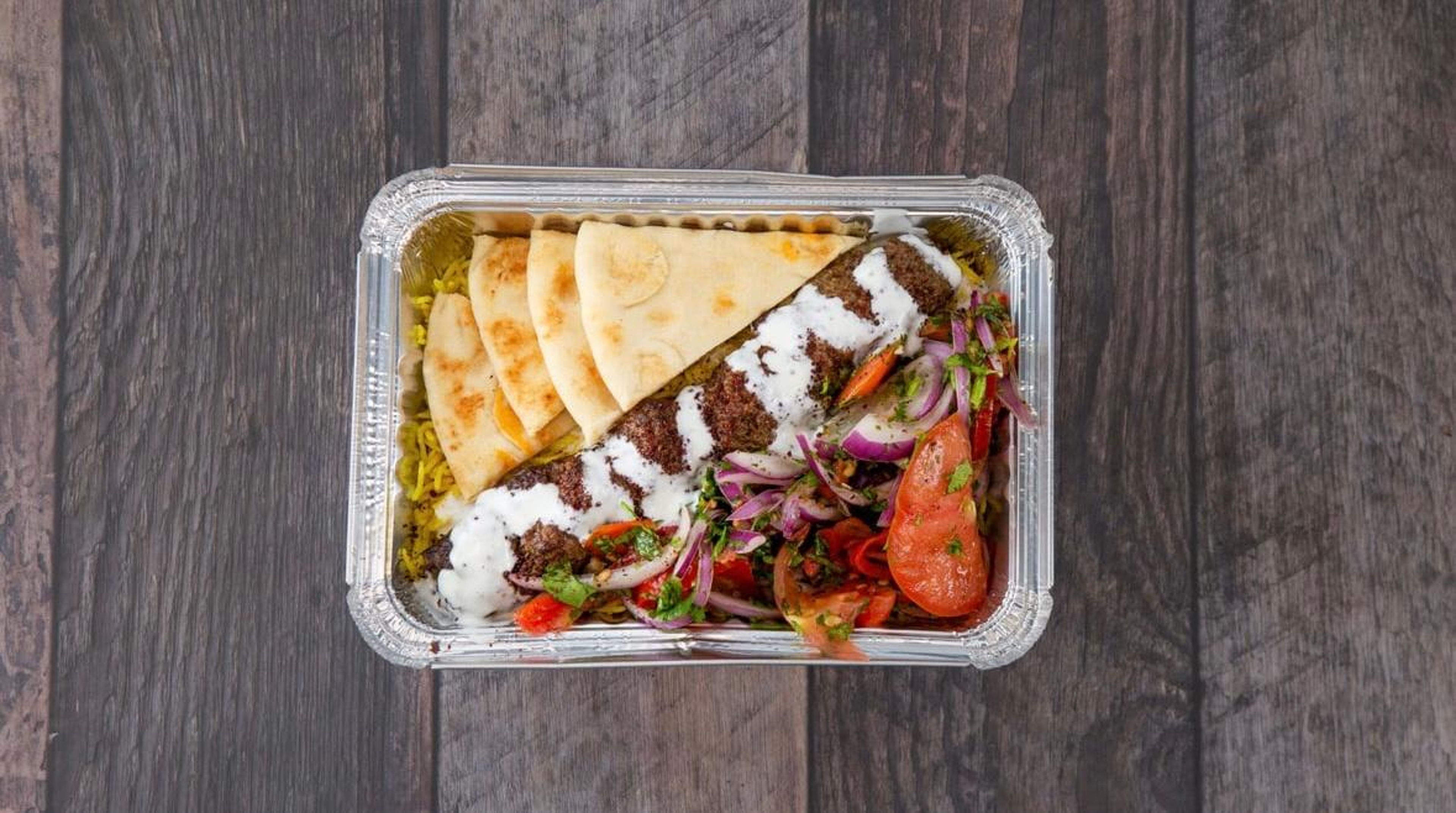 Beef Koobideh Bowl.