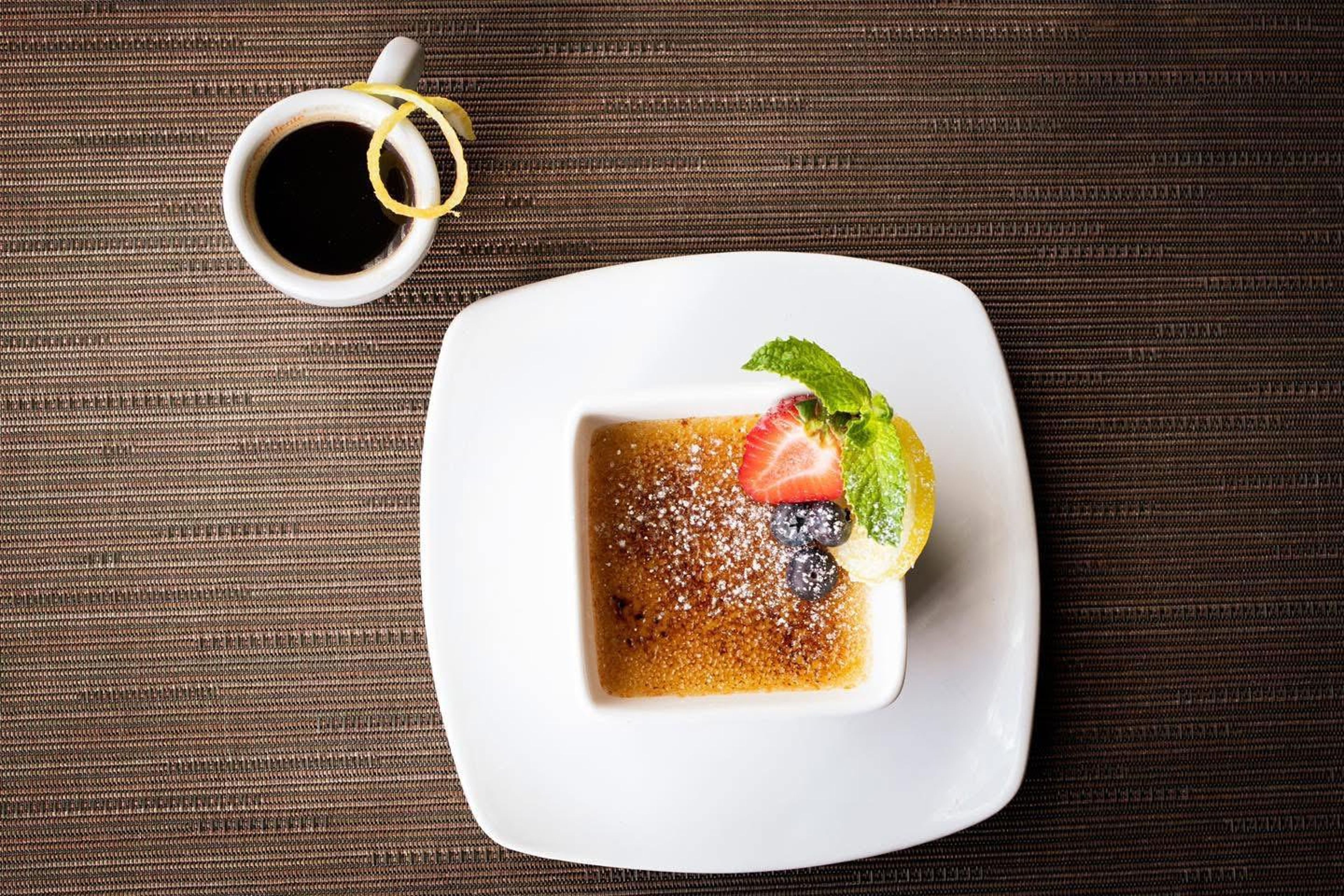 Vanilla Crème Brulee.