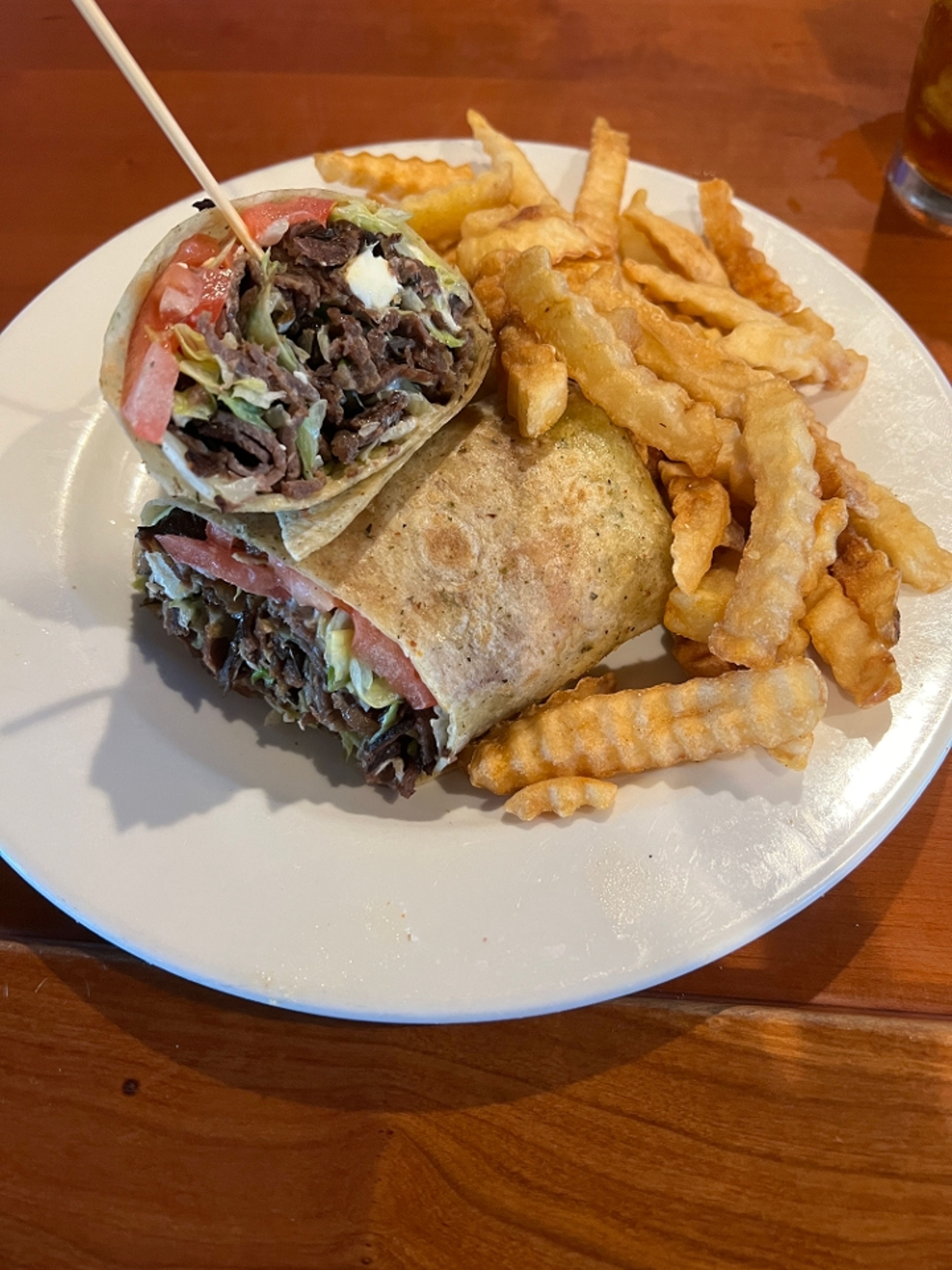 Prime Rib Wrap.