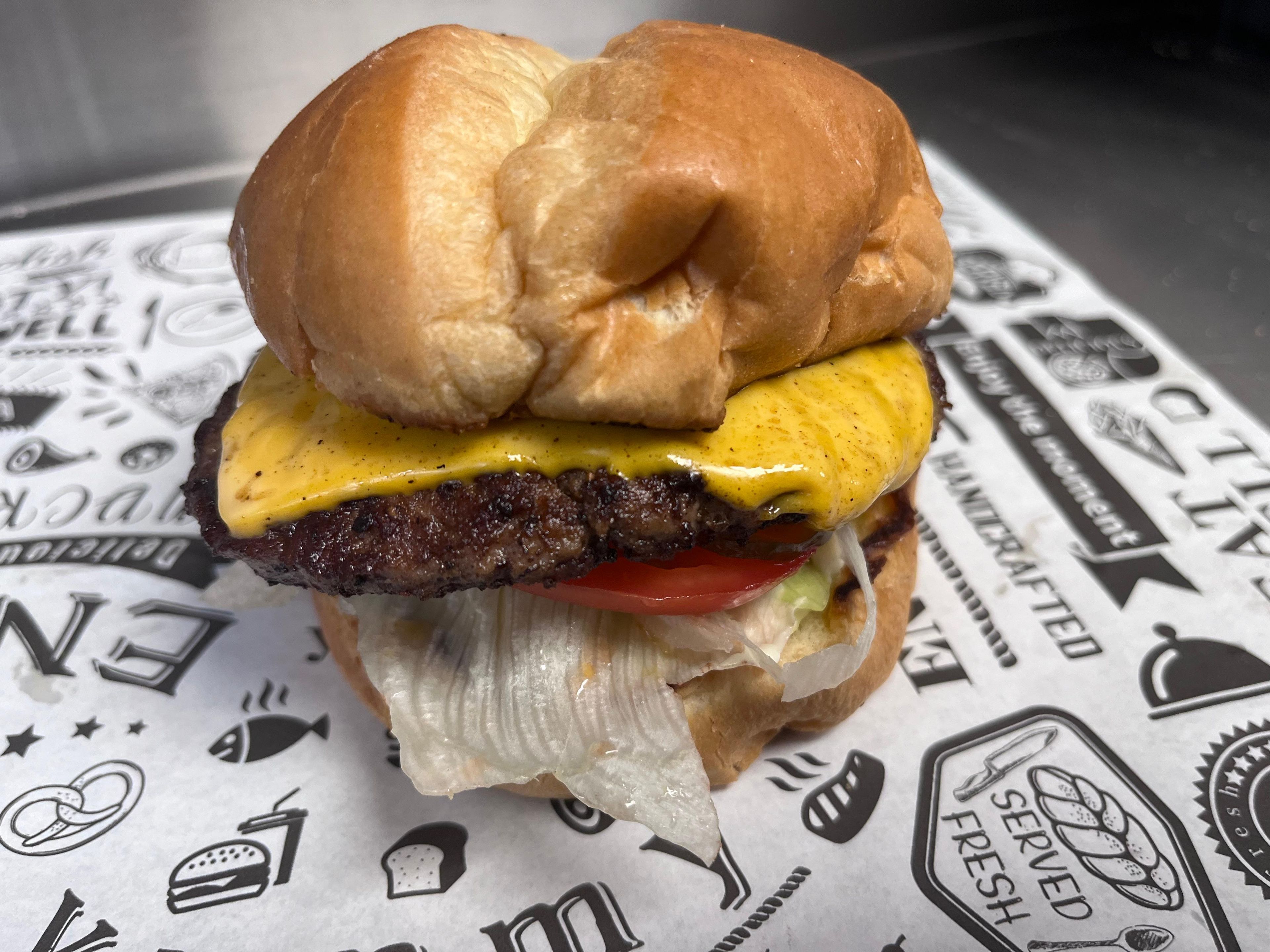 Big Delta Cheeseburger.