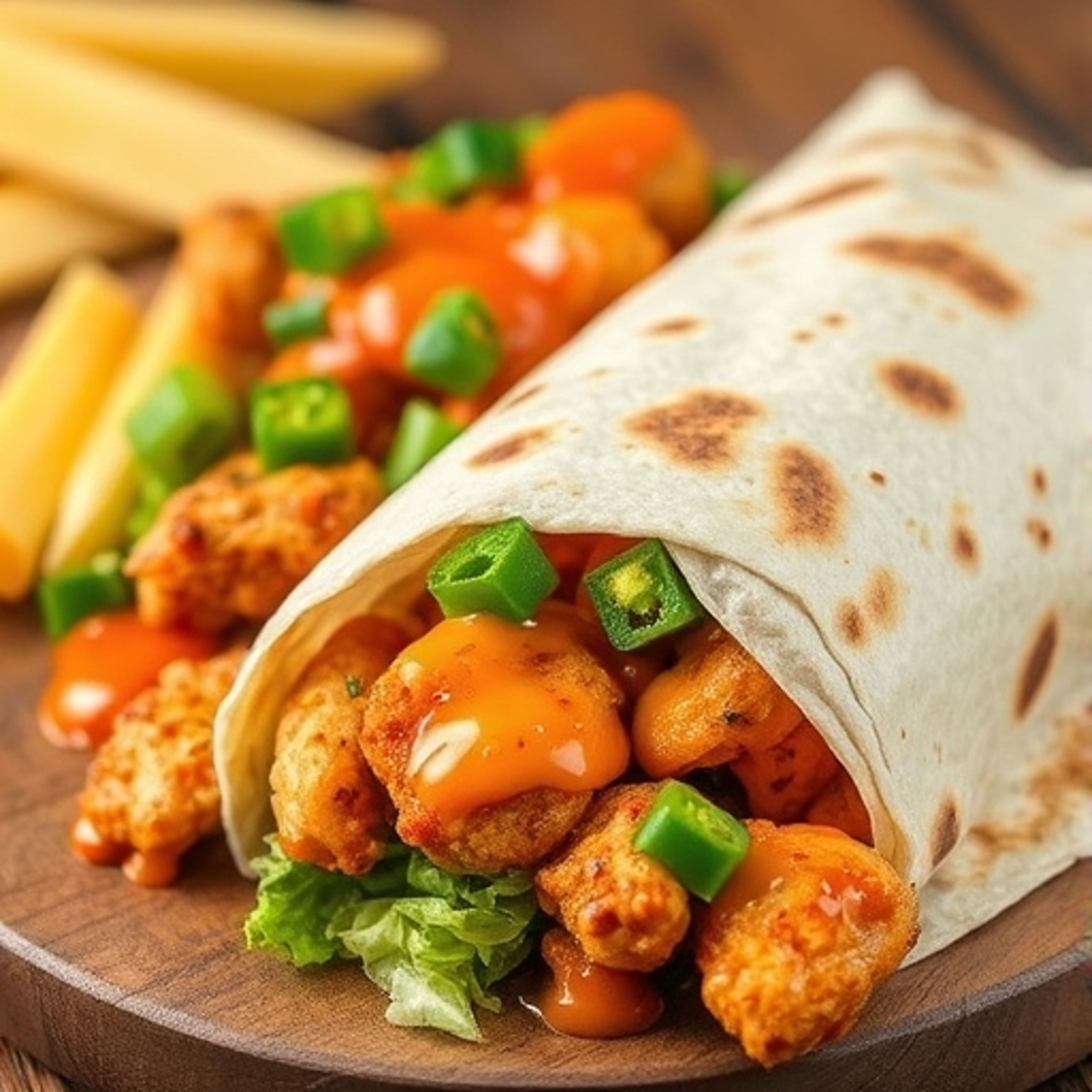 Buffalo Chicken Wrap.