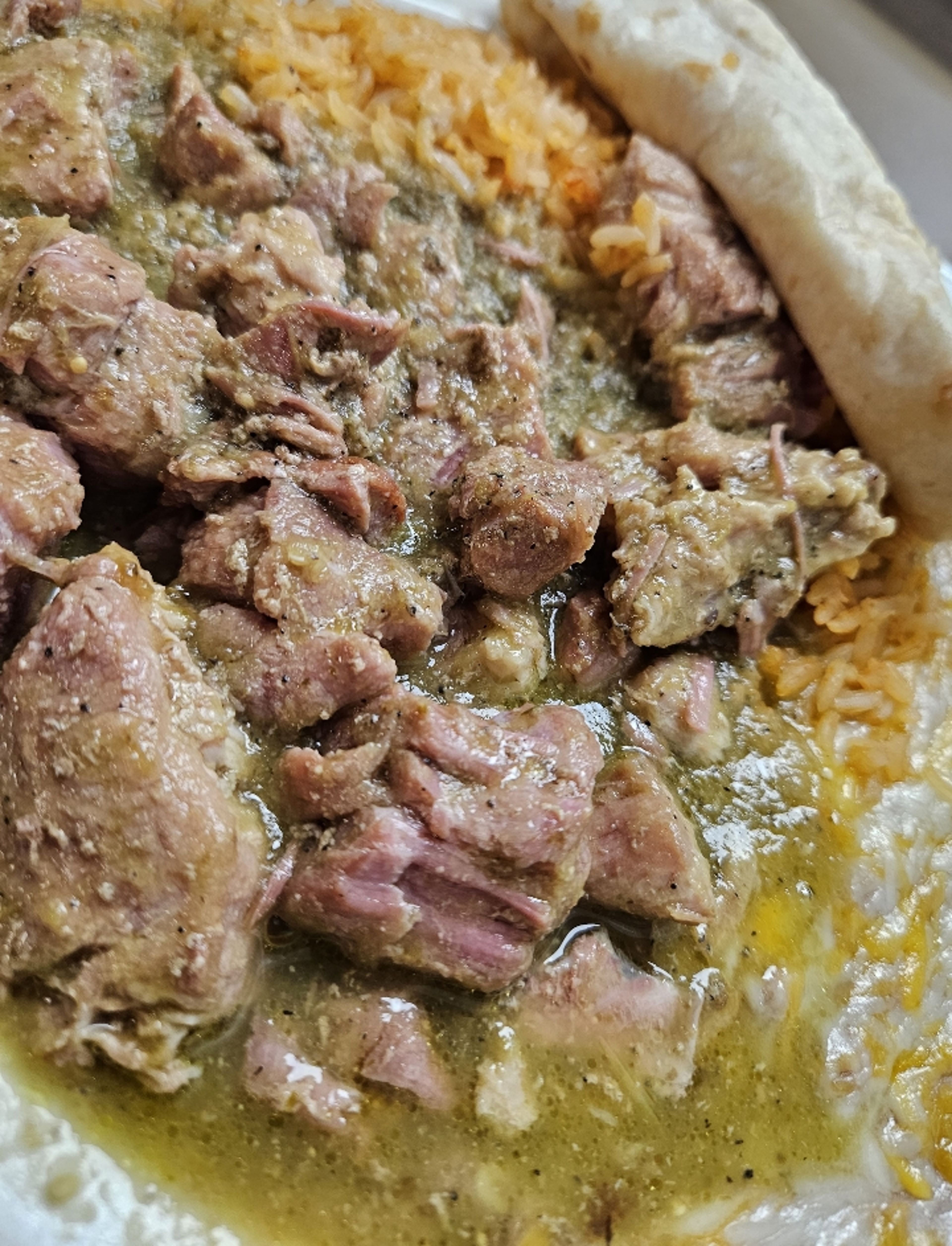 #3-Chili Verde Pork.