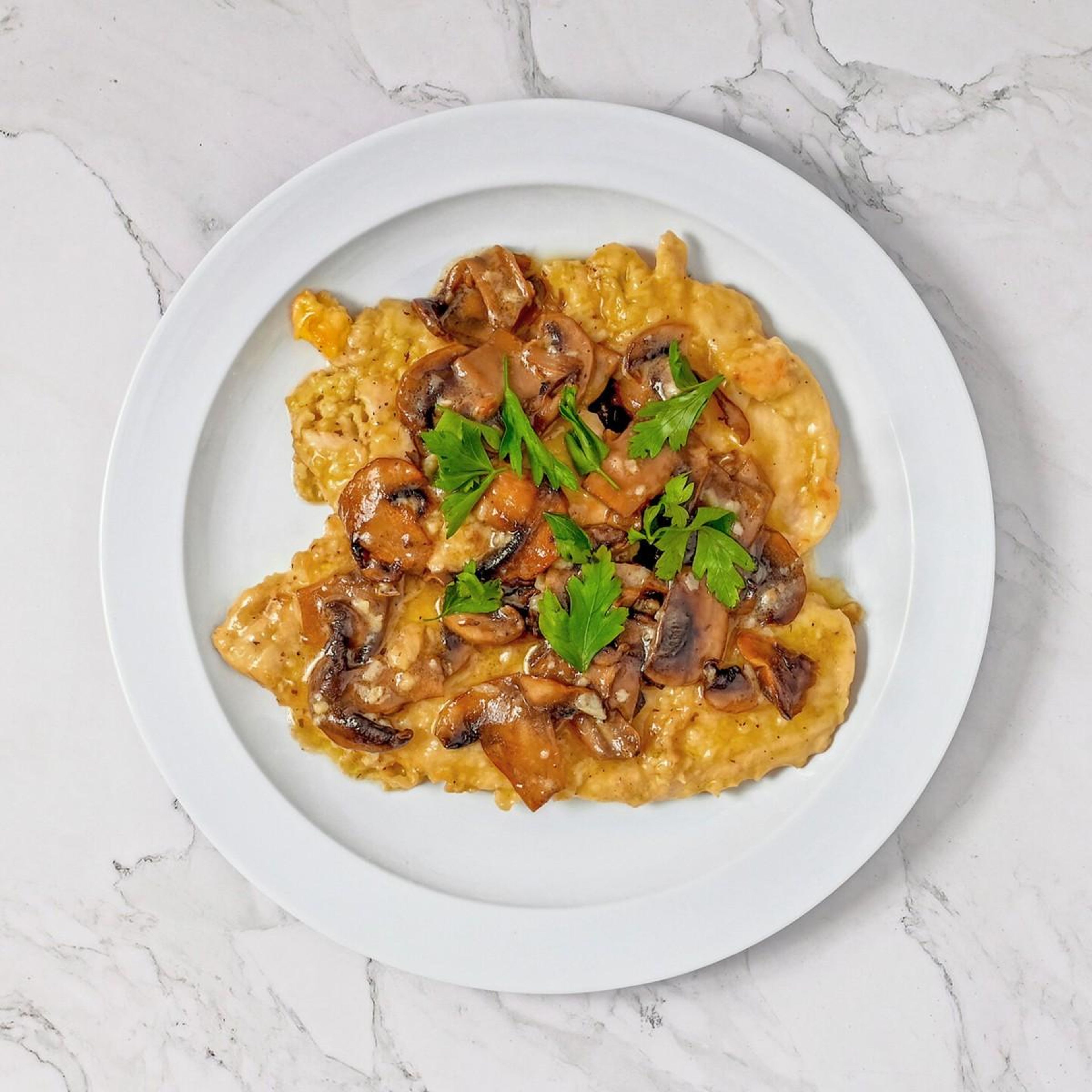 Chicken Marsala Entree.