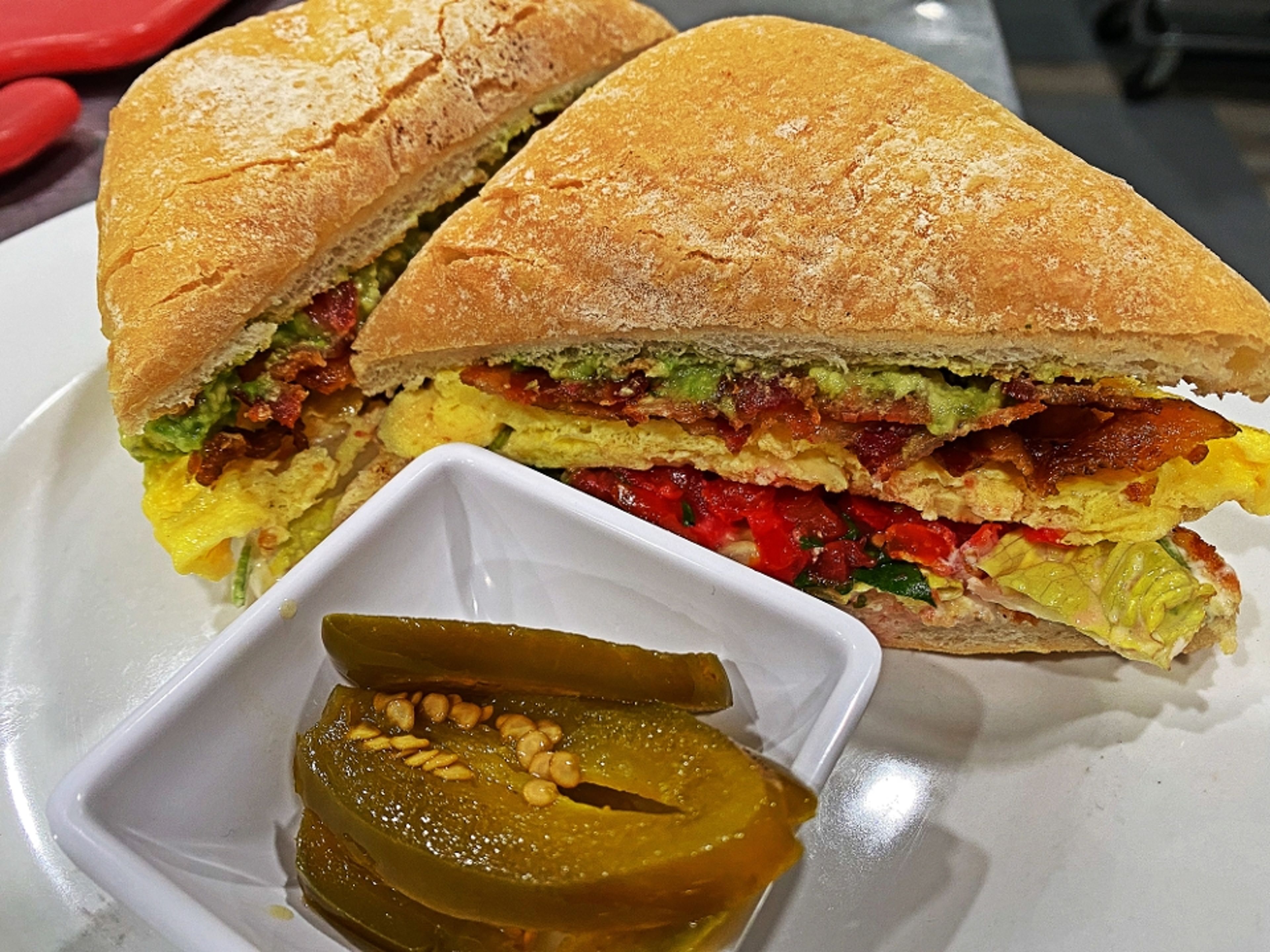 BLT Breakfast Sandwhich.