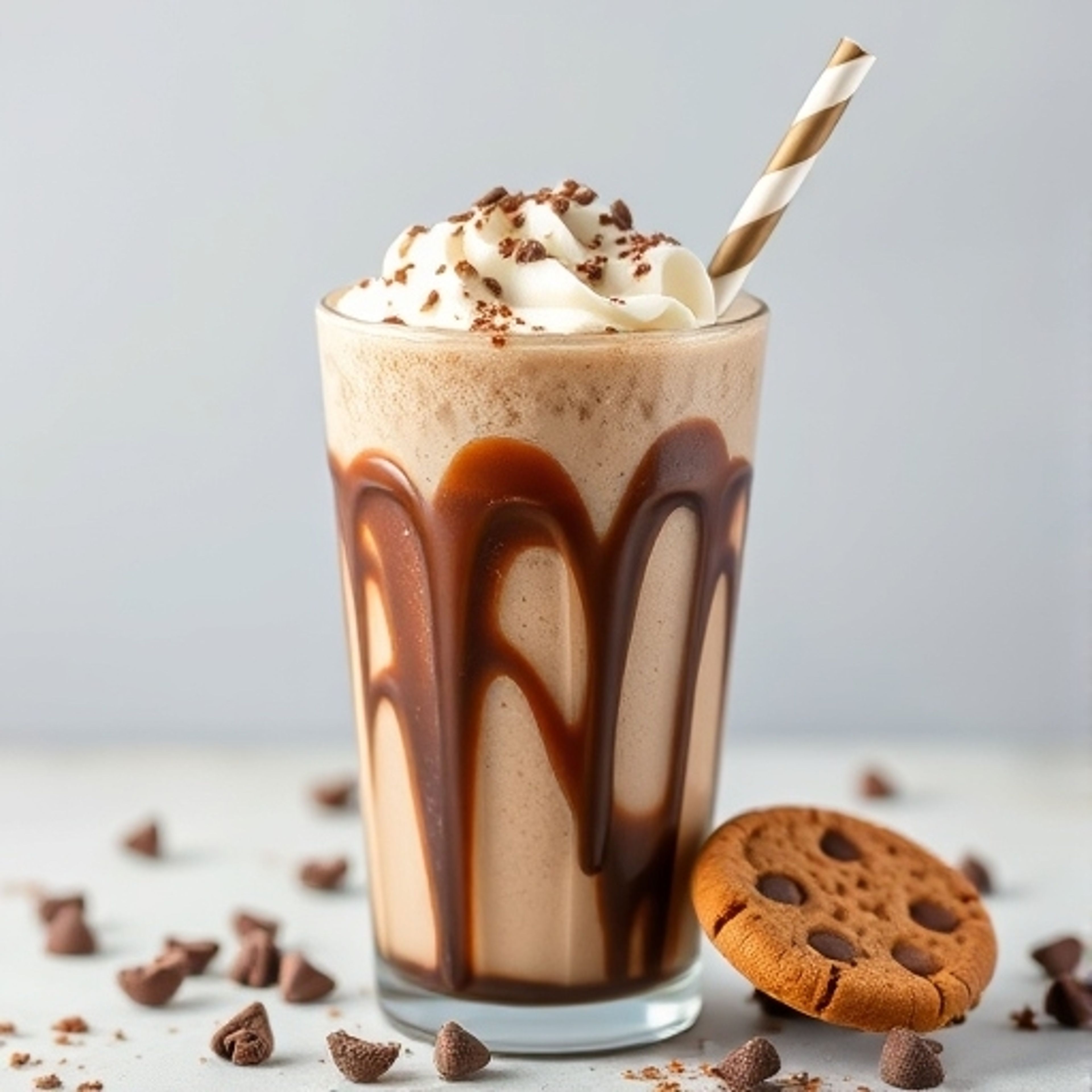 Chocolate Cookie Dough Milkshake.