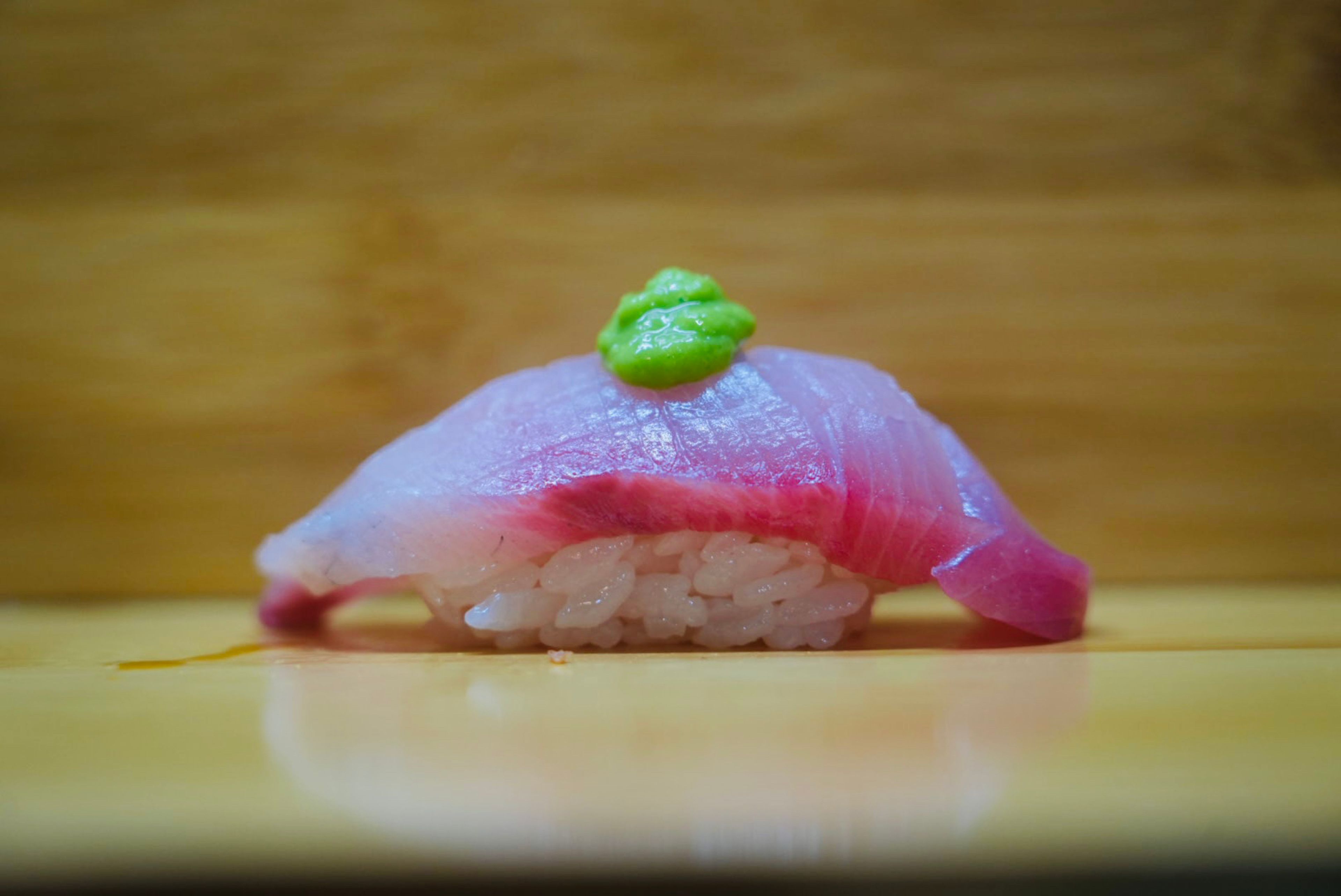 Hamachi Jalapeno Mousse sushi.
