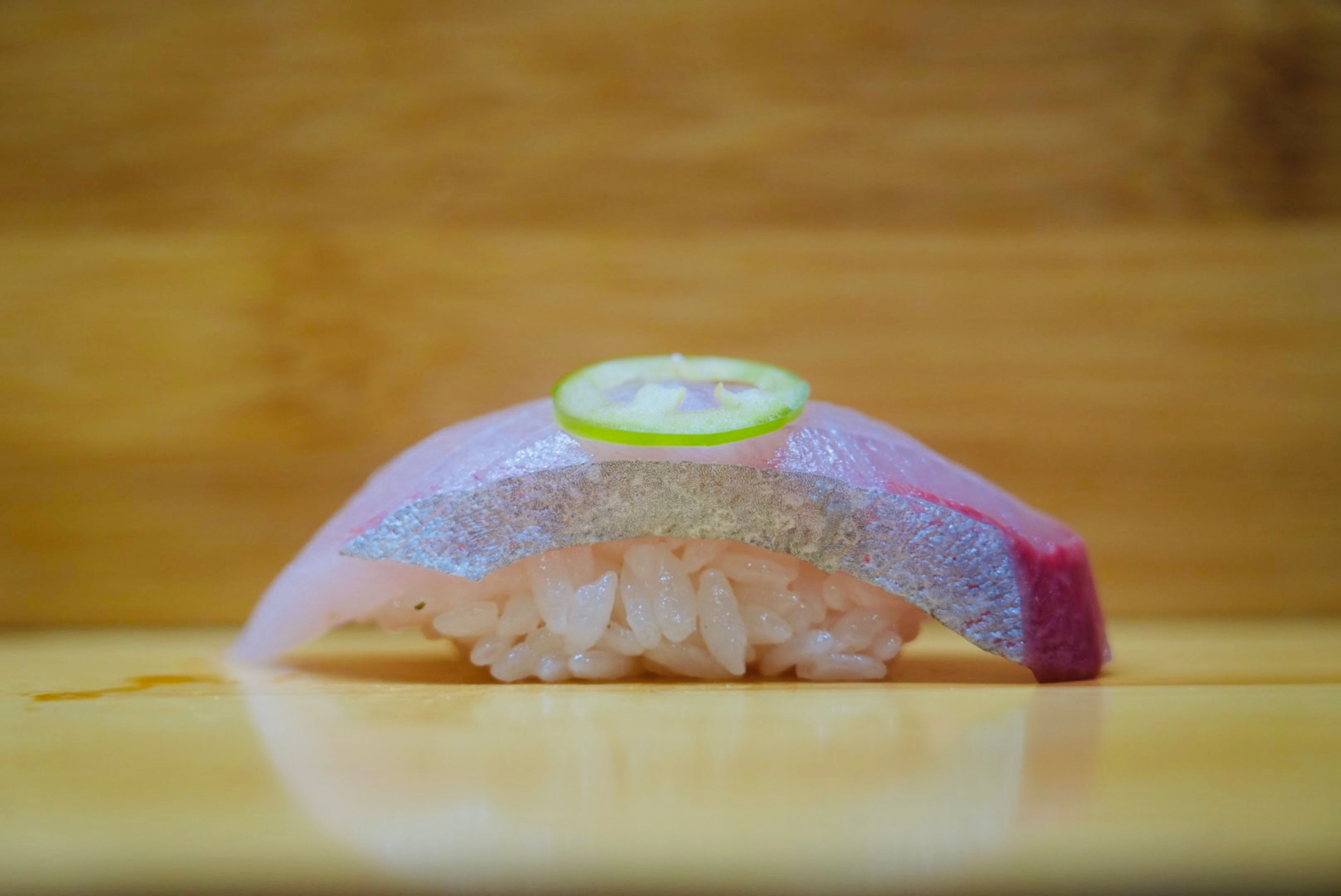 Kanpachi Jalapeno Sushi.