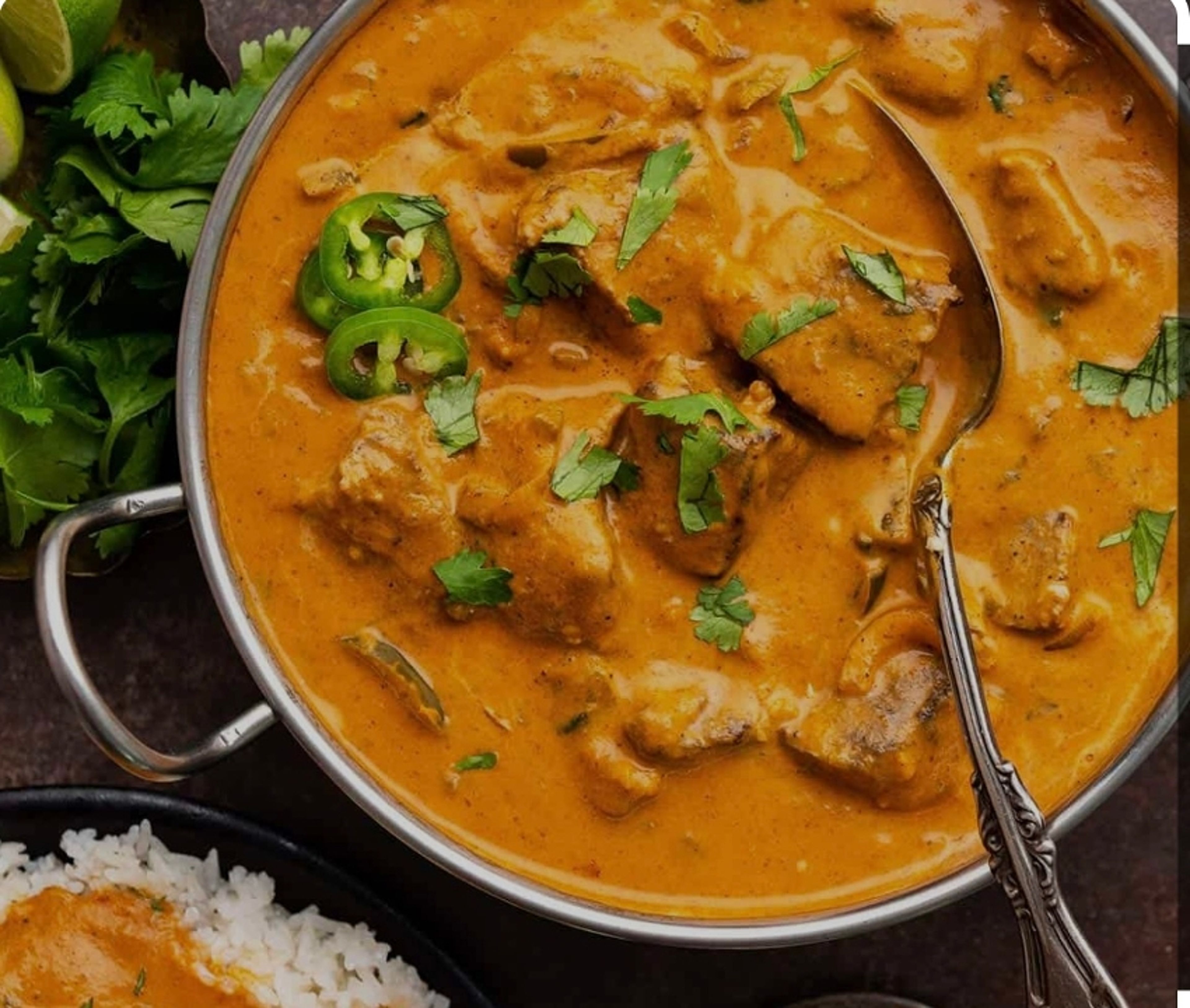 Lamb Tikka Masala.