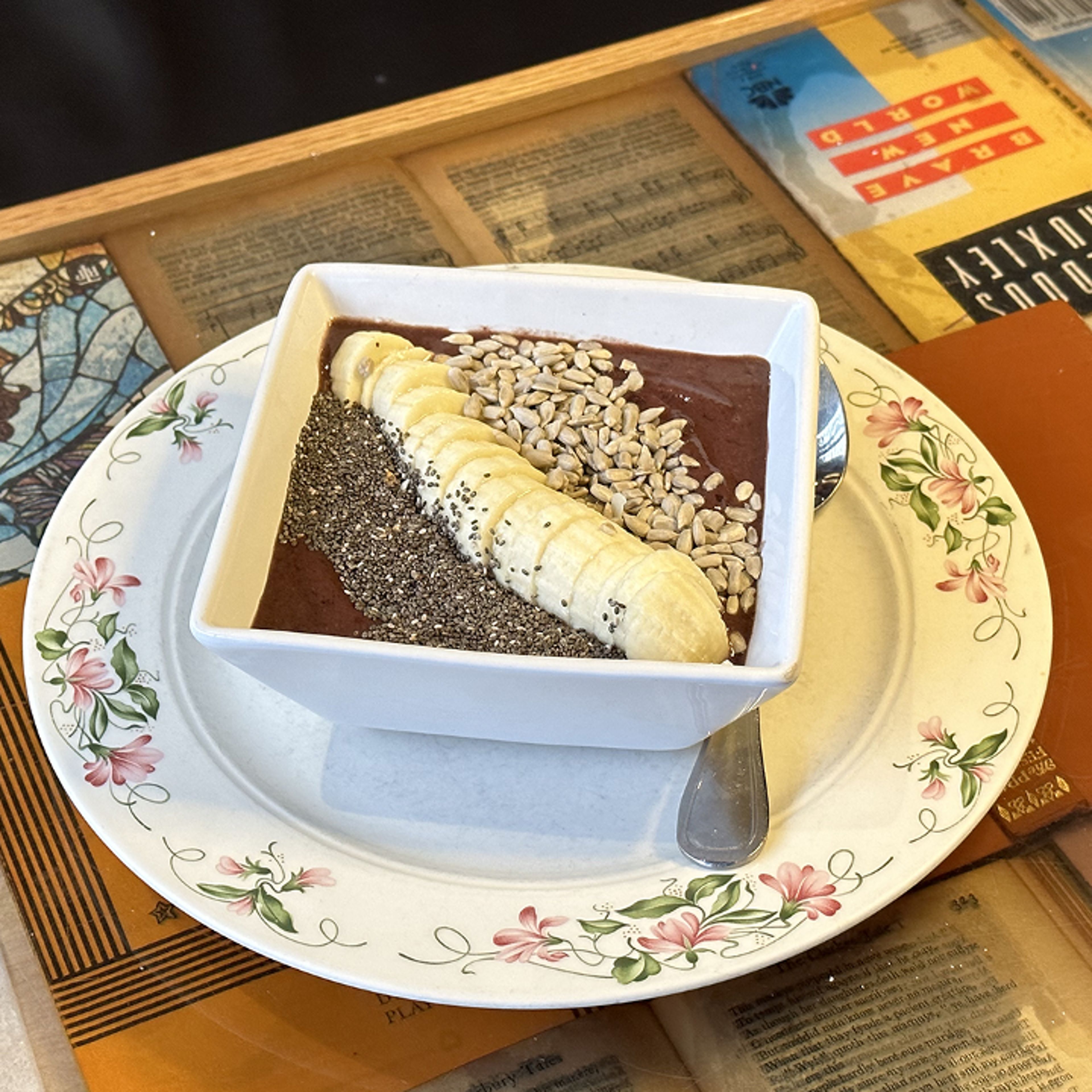 Cherry Chocolate Smoothie Bowl.