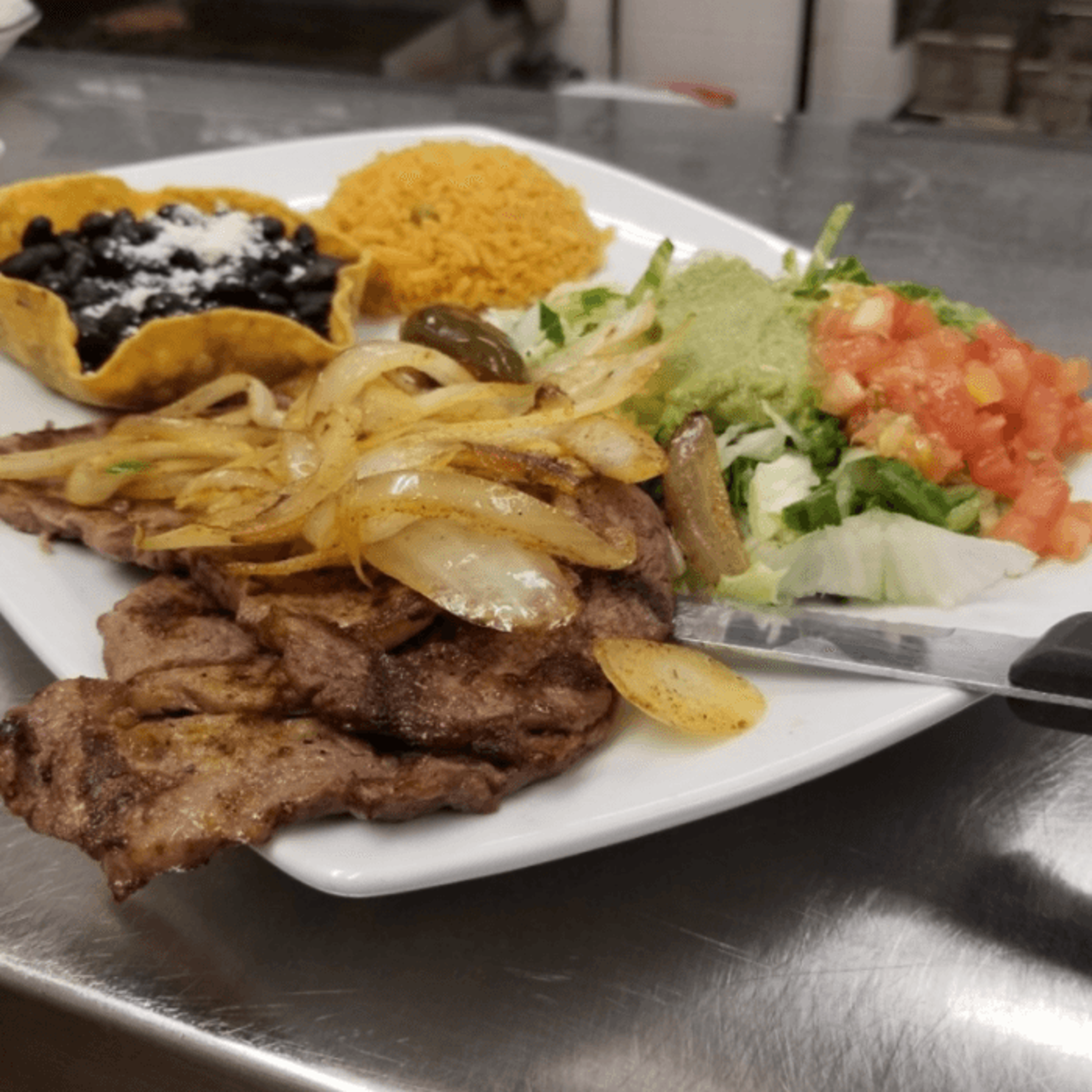 Carne Asada Platter.
