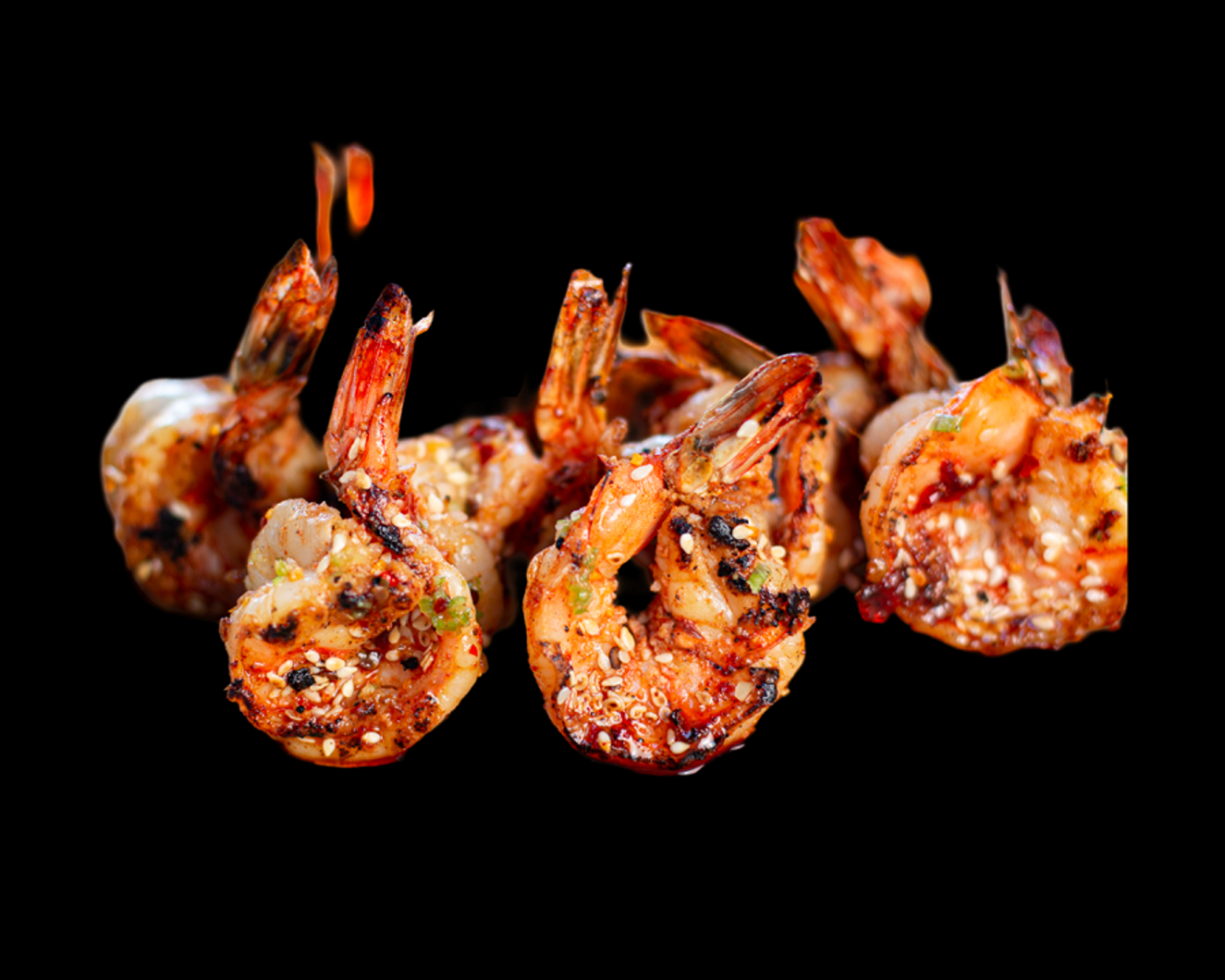 SPICY GRILLED SHRIMP.