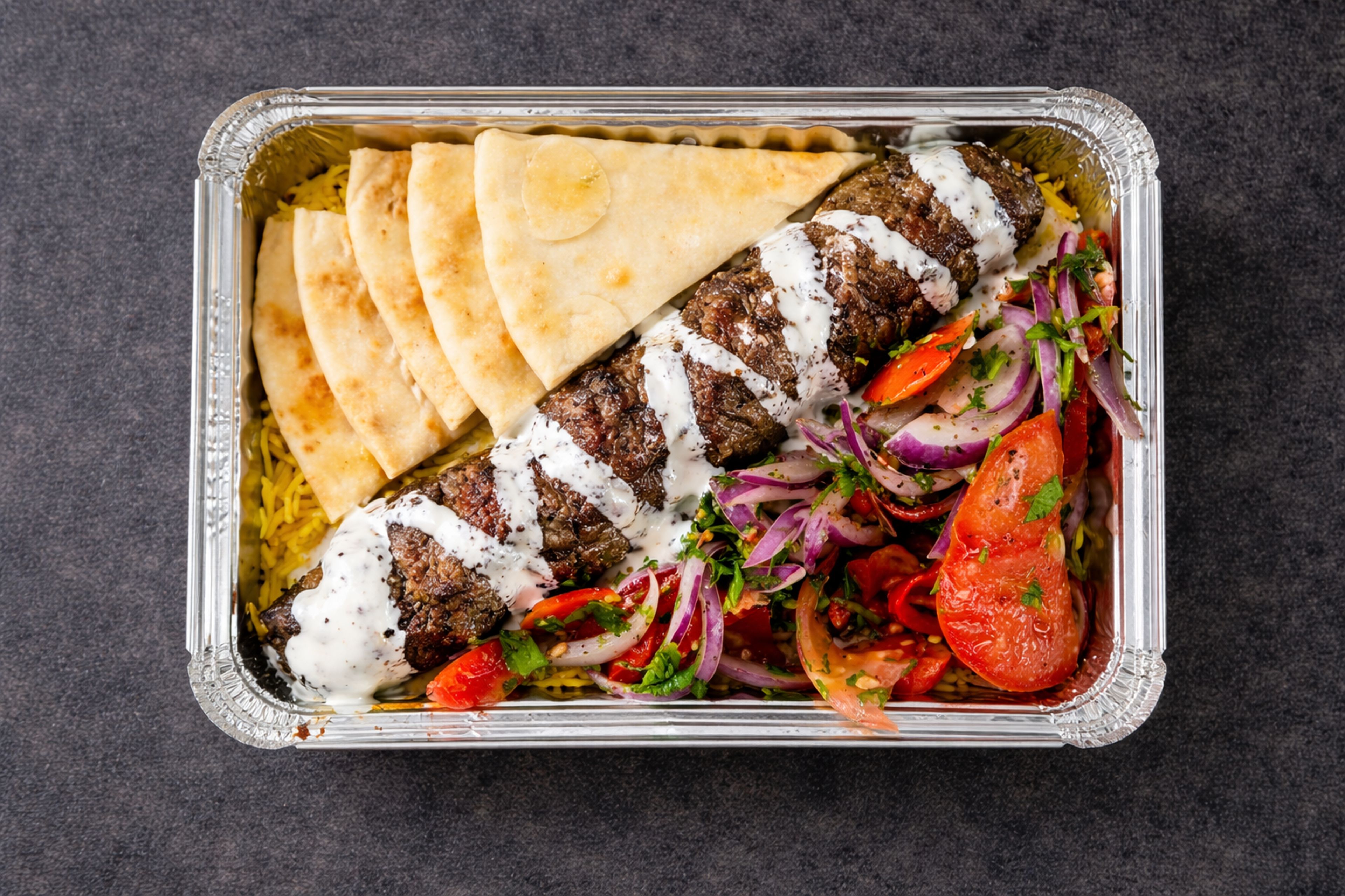 Beef Koobideh Bowl.