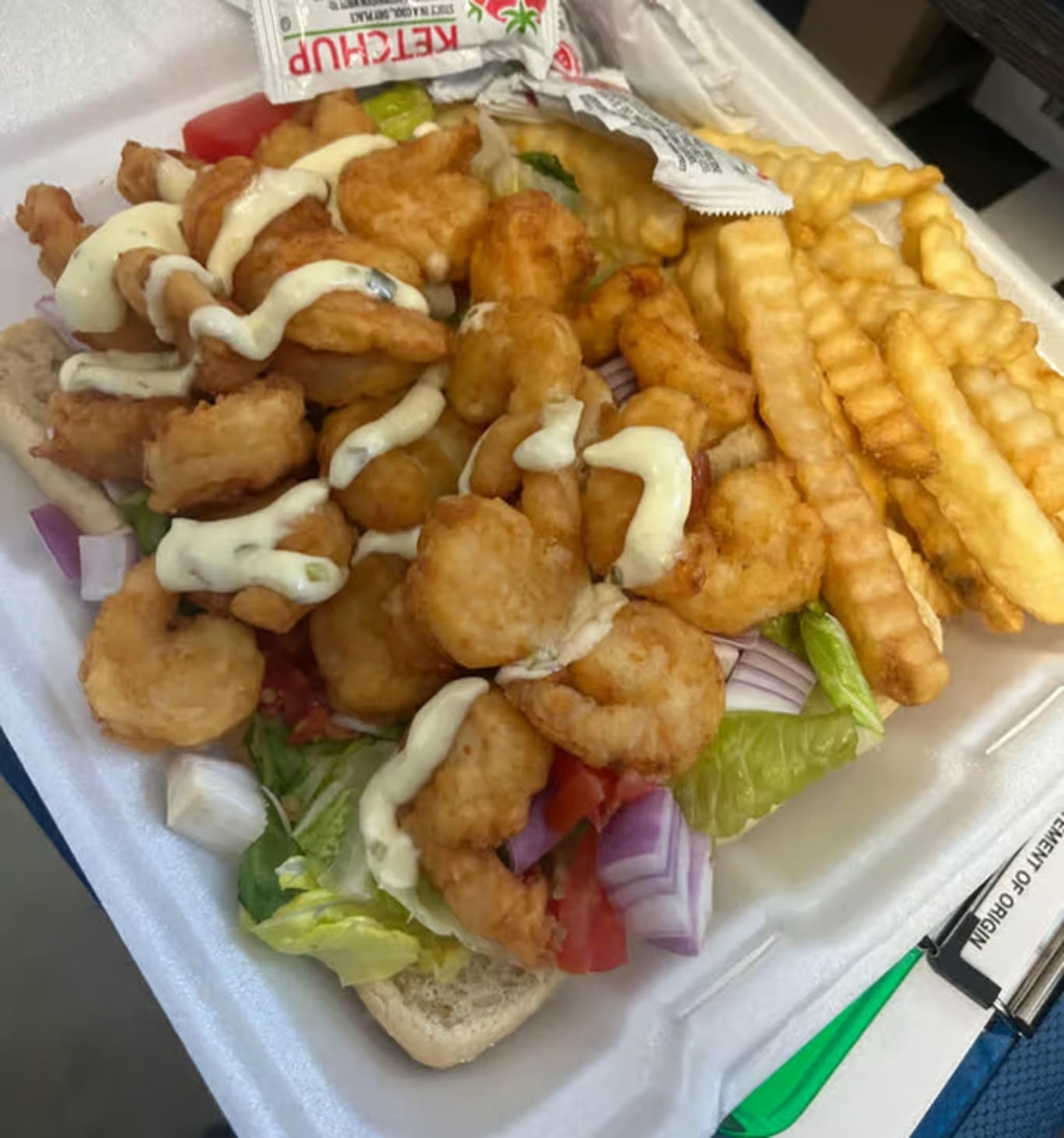 Shrimp Po Boy.