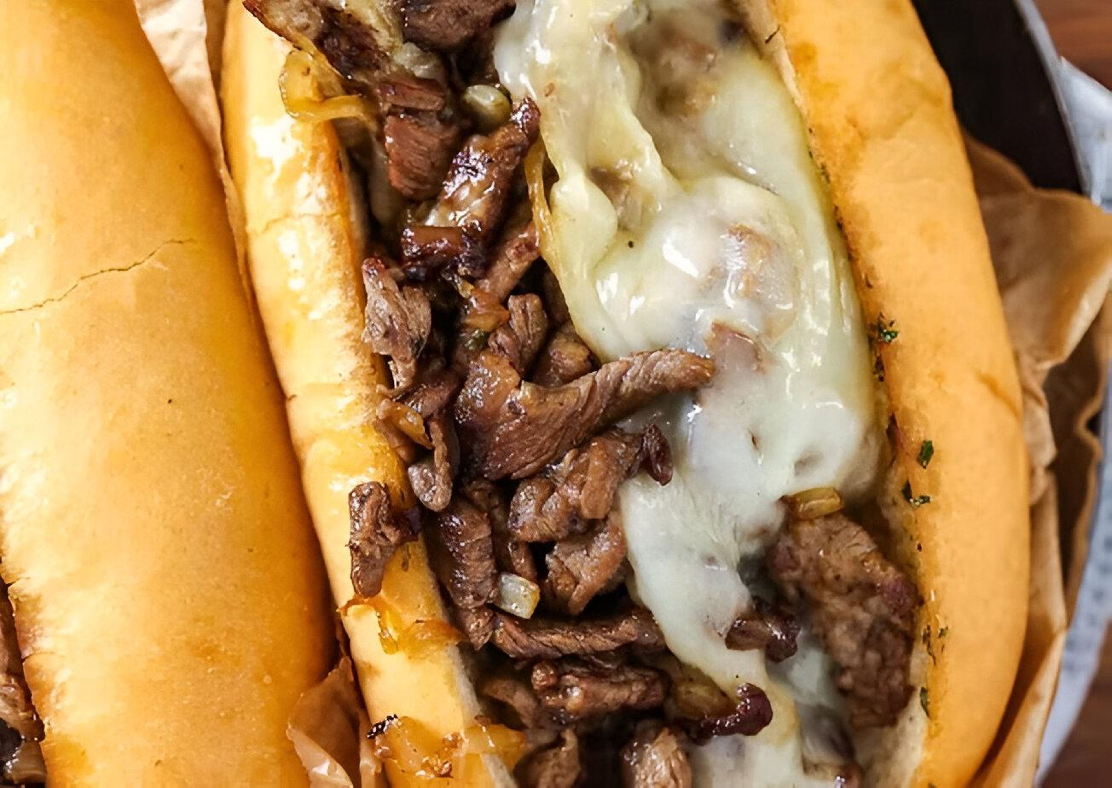 Steak and cheese sub.