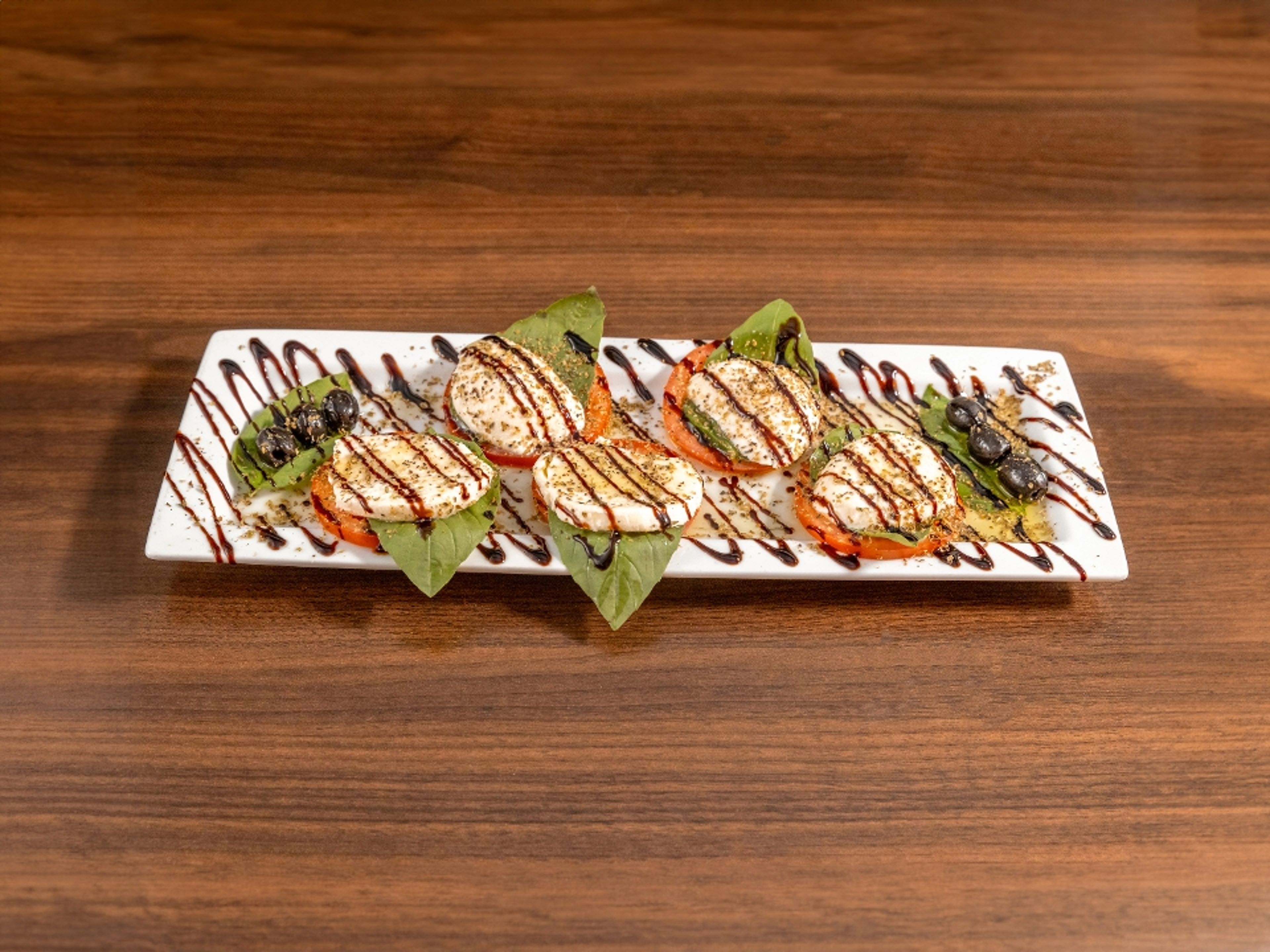 Mozzarella Caprese.
