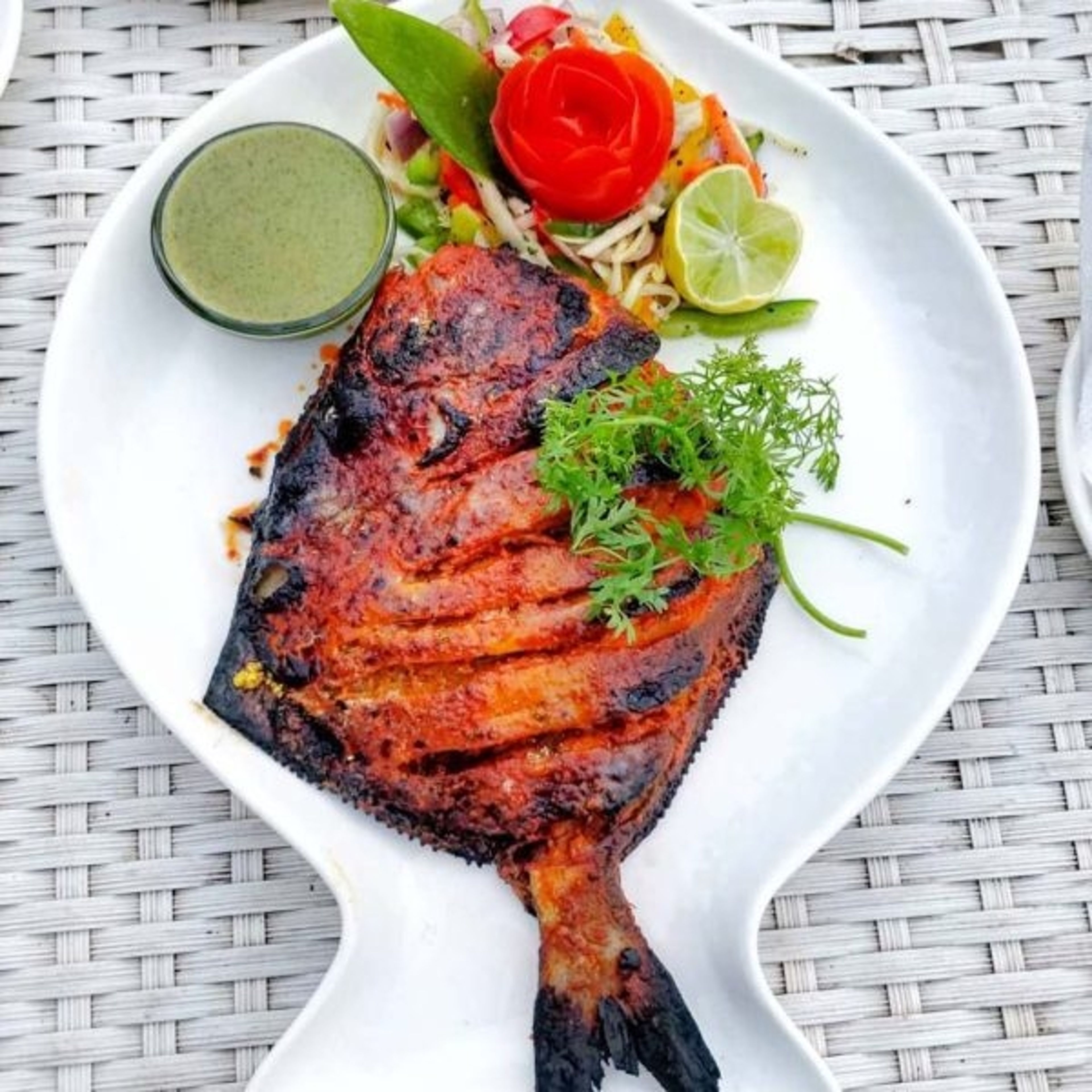 Tandoori Pomfret.