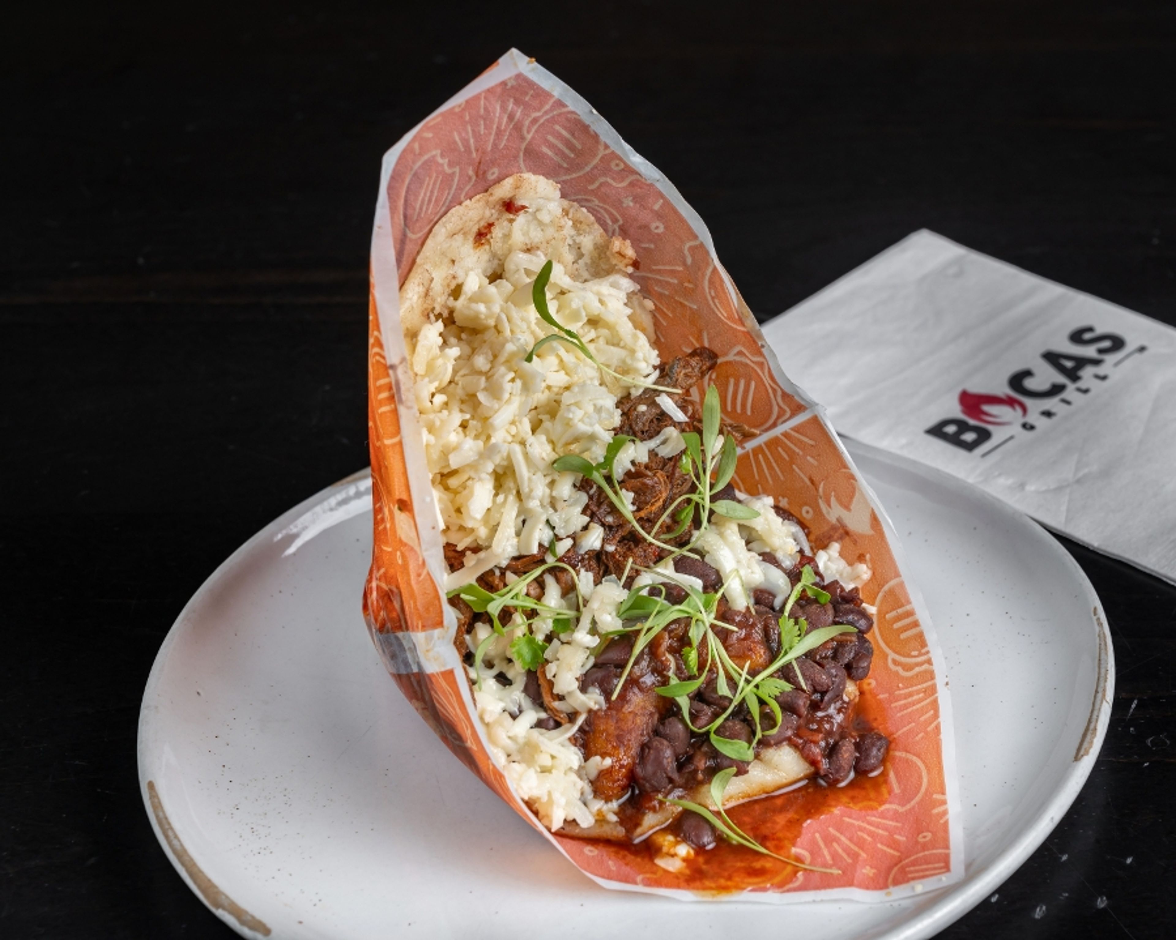 Arepa Pabellon Criollo.