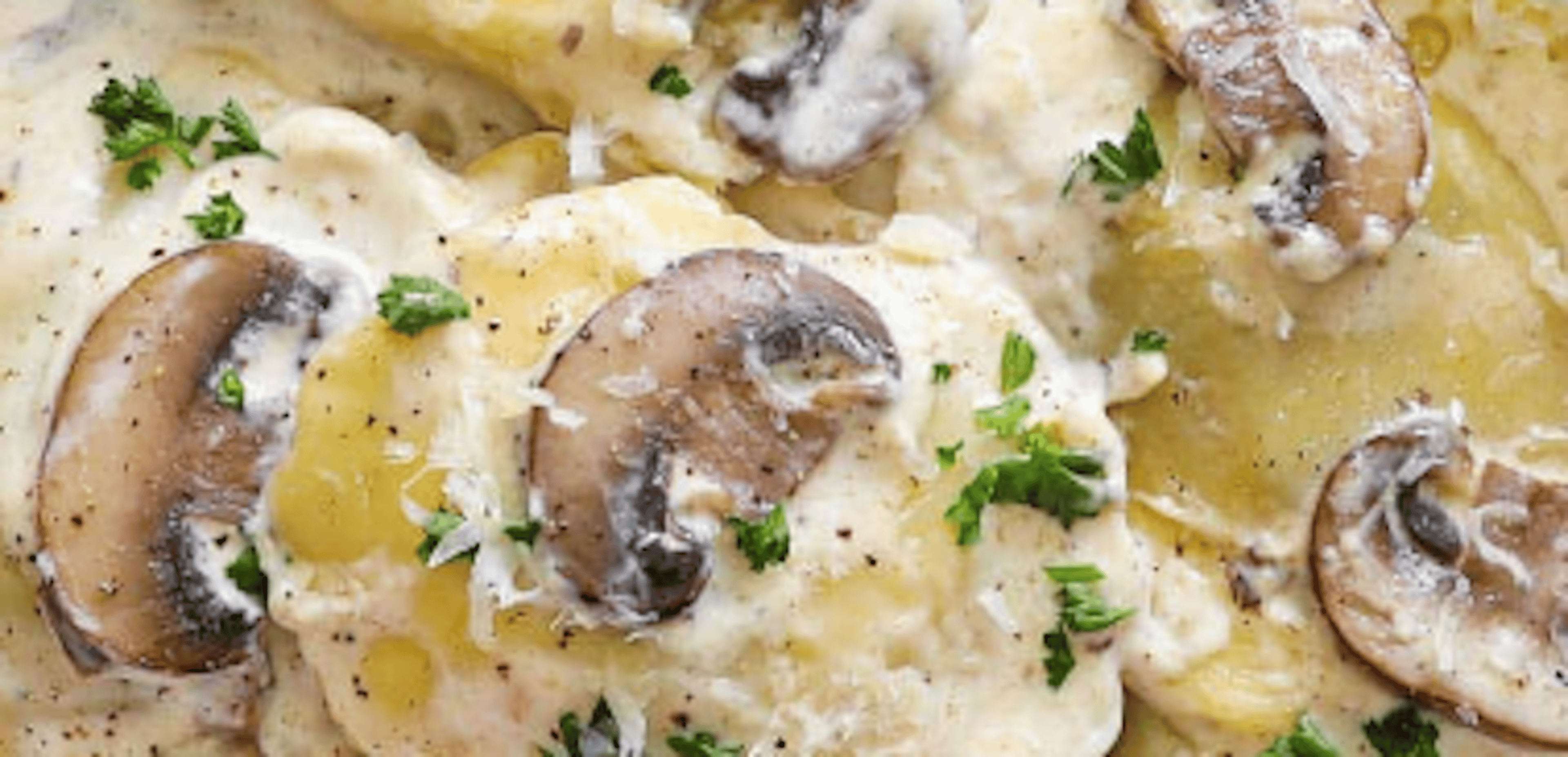 Mushroom Ravioli.