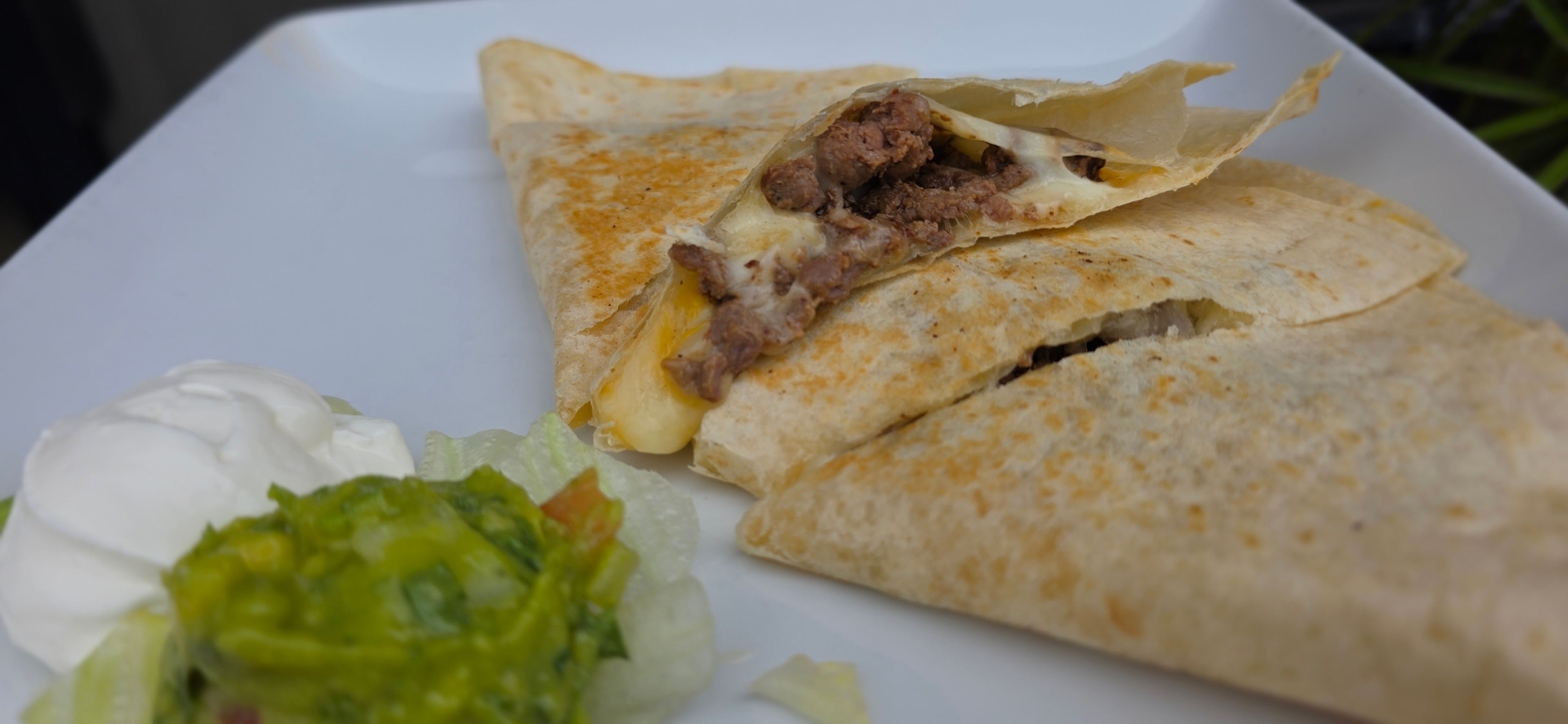 Meat Quesadilla.