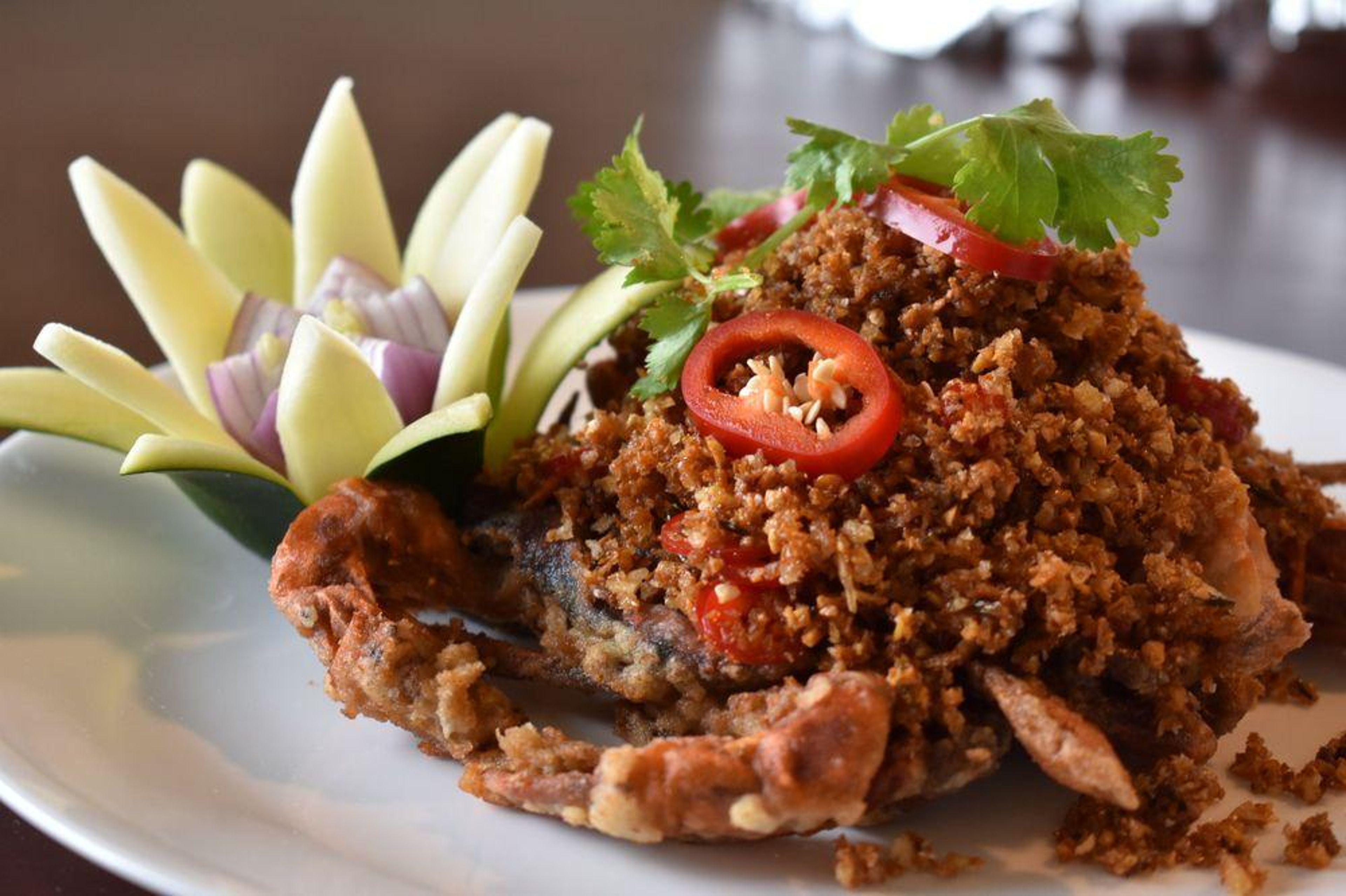 Salt and Pepper Soft Shell Crab.