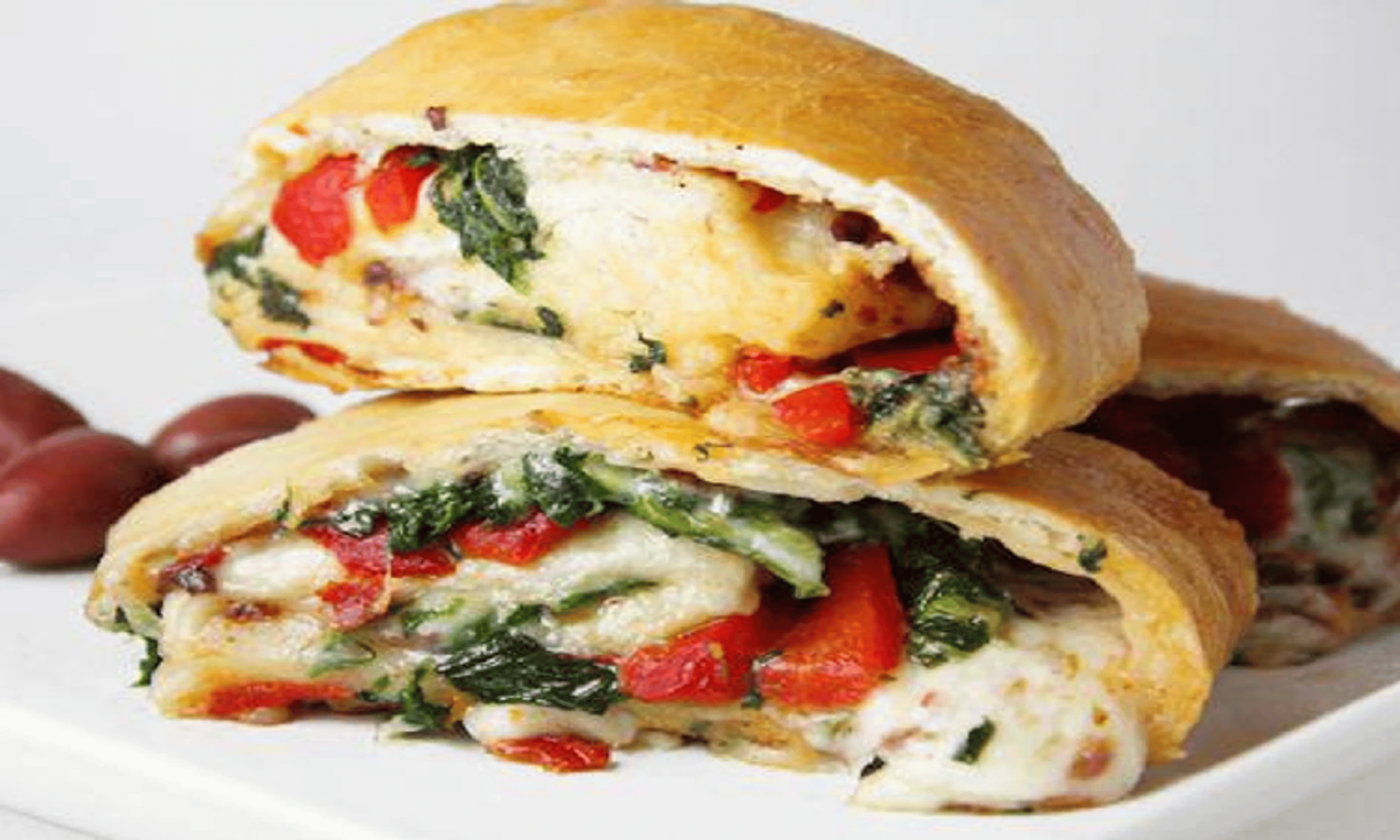 Vegetable Stromboli.