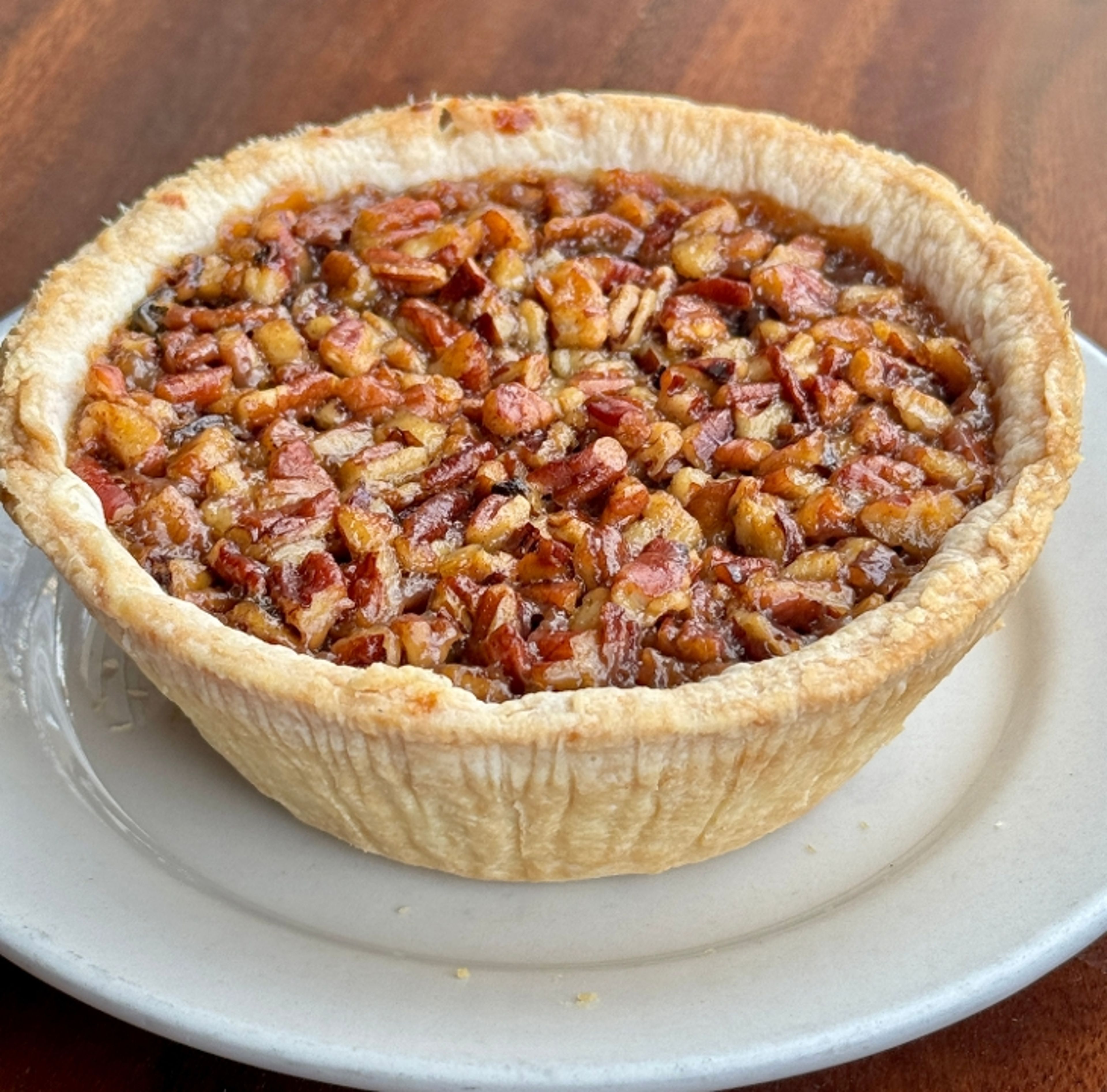 Pecan Pie (Serves 2).