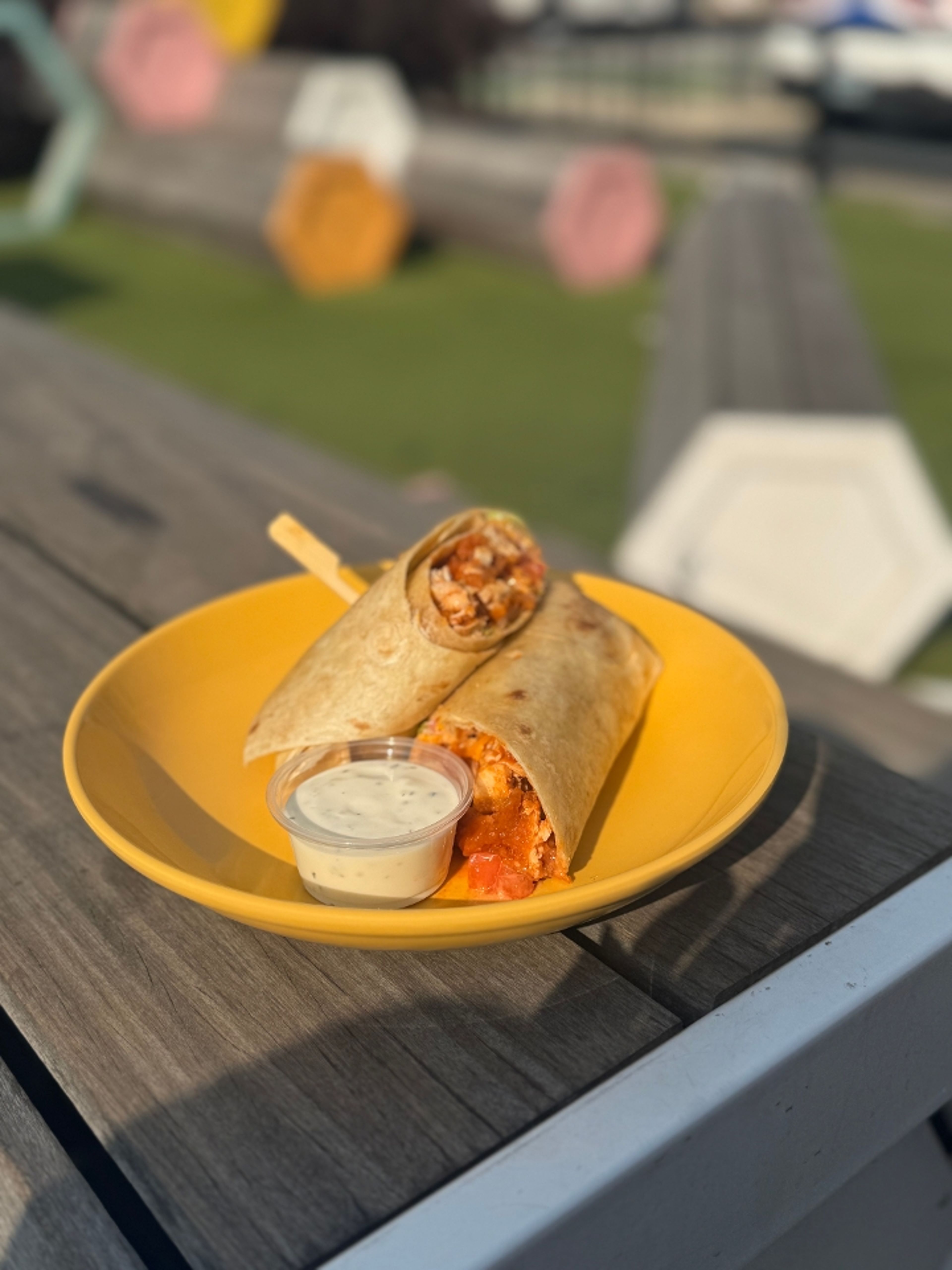 Buffalo Chicken Wrap.