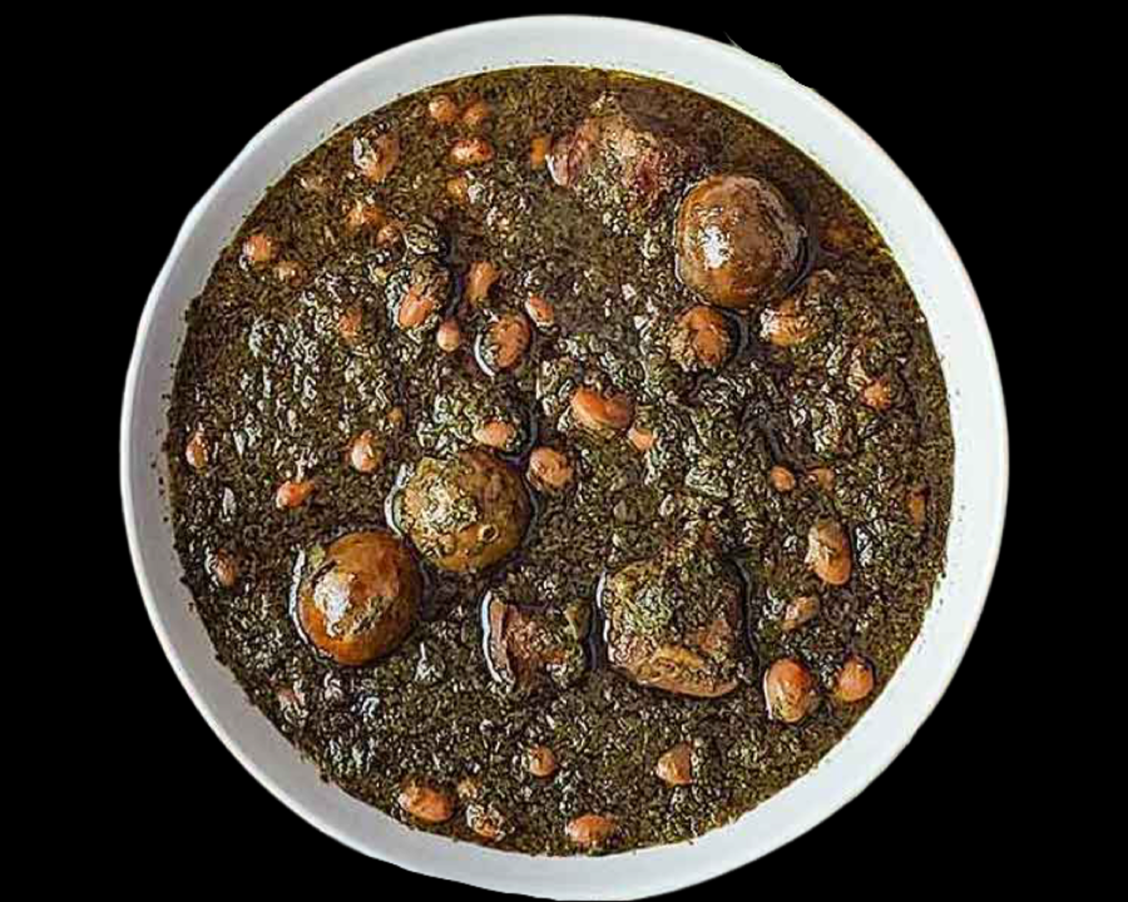 Side-Ghormeh Sabzi Stew (قرمه سبزی).