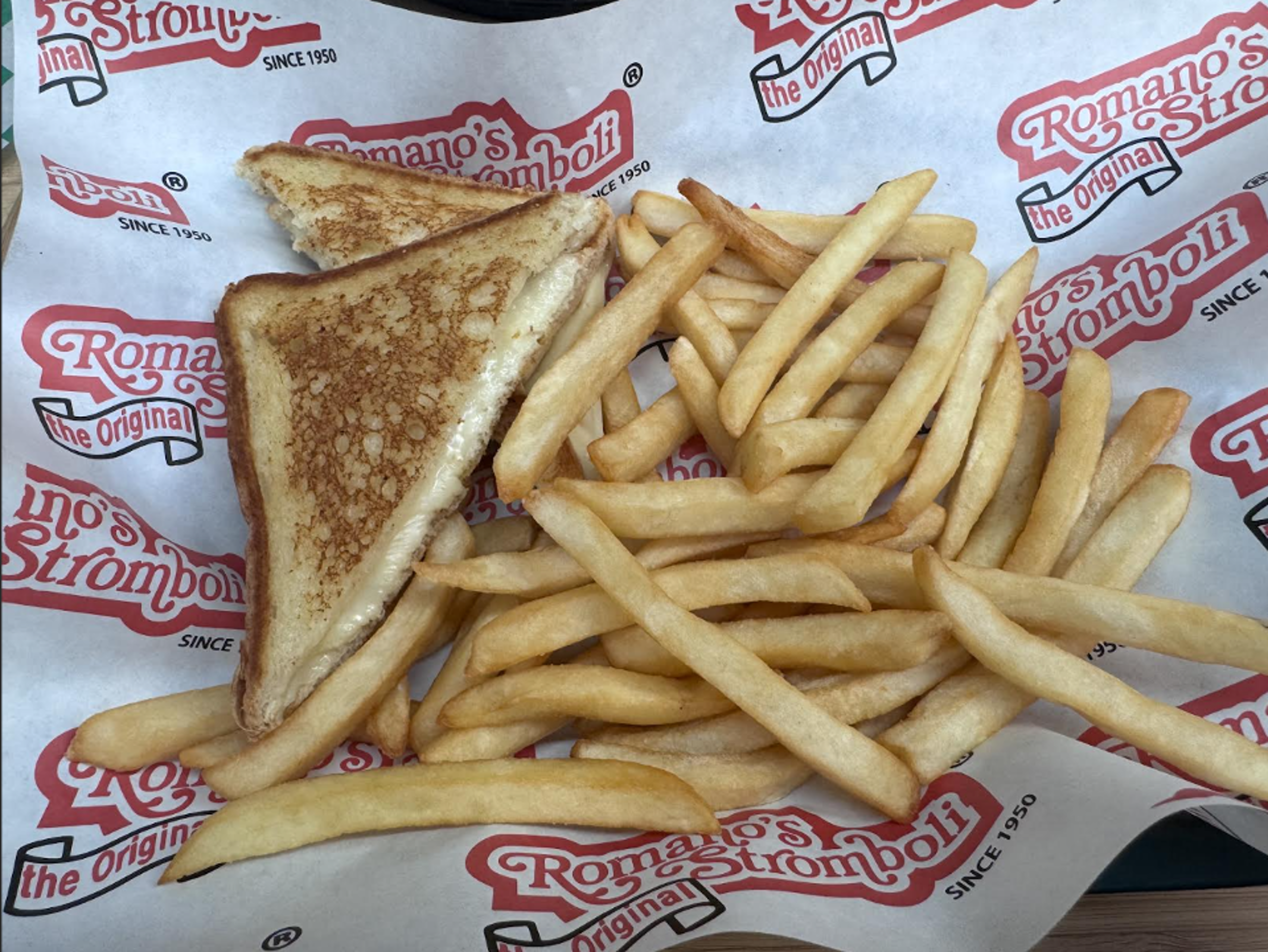 Kids Grilled Cheese & Fries.
