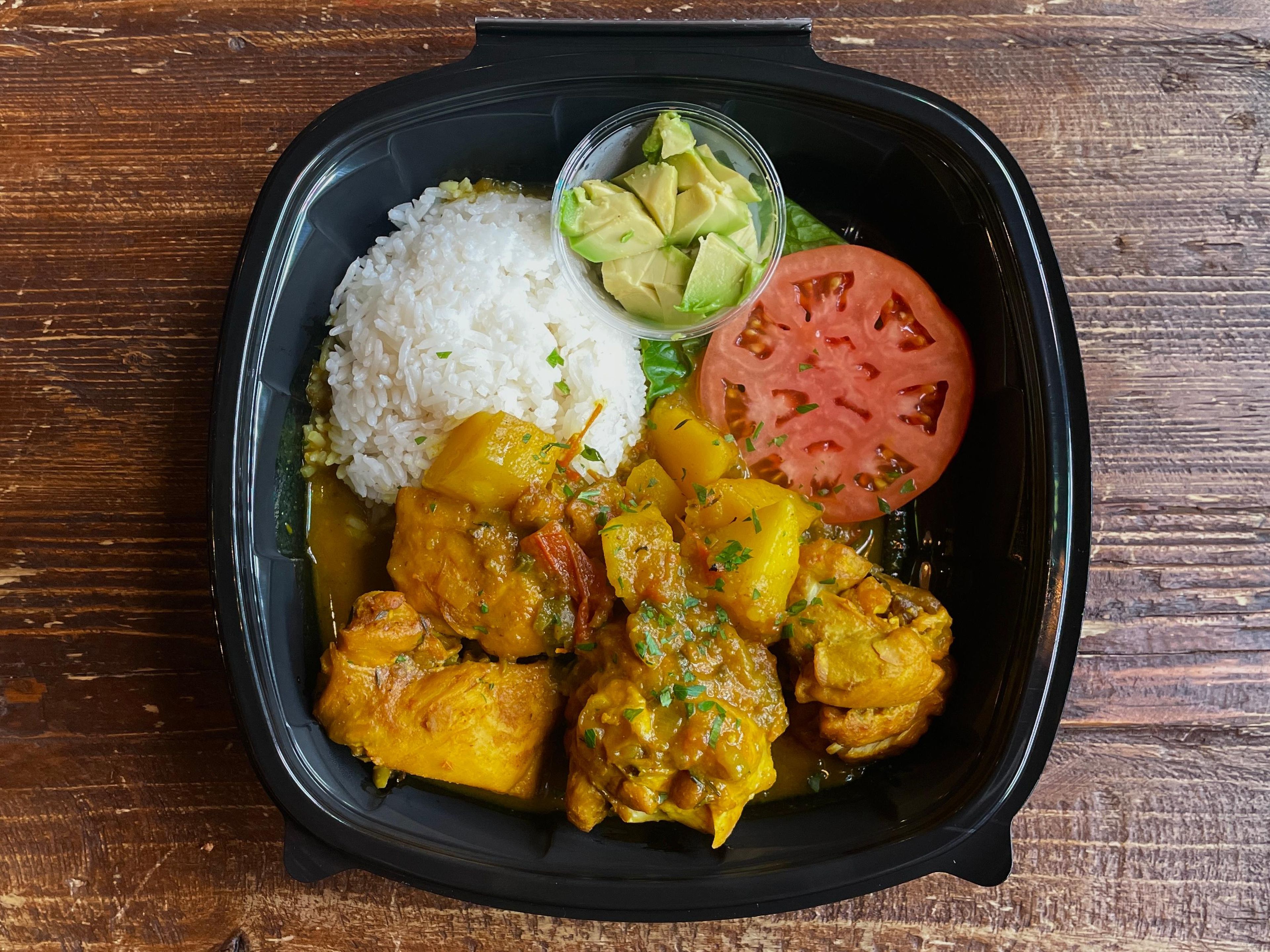 Jamaican Curry Chicken.