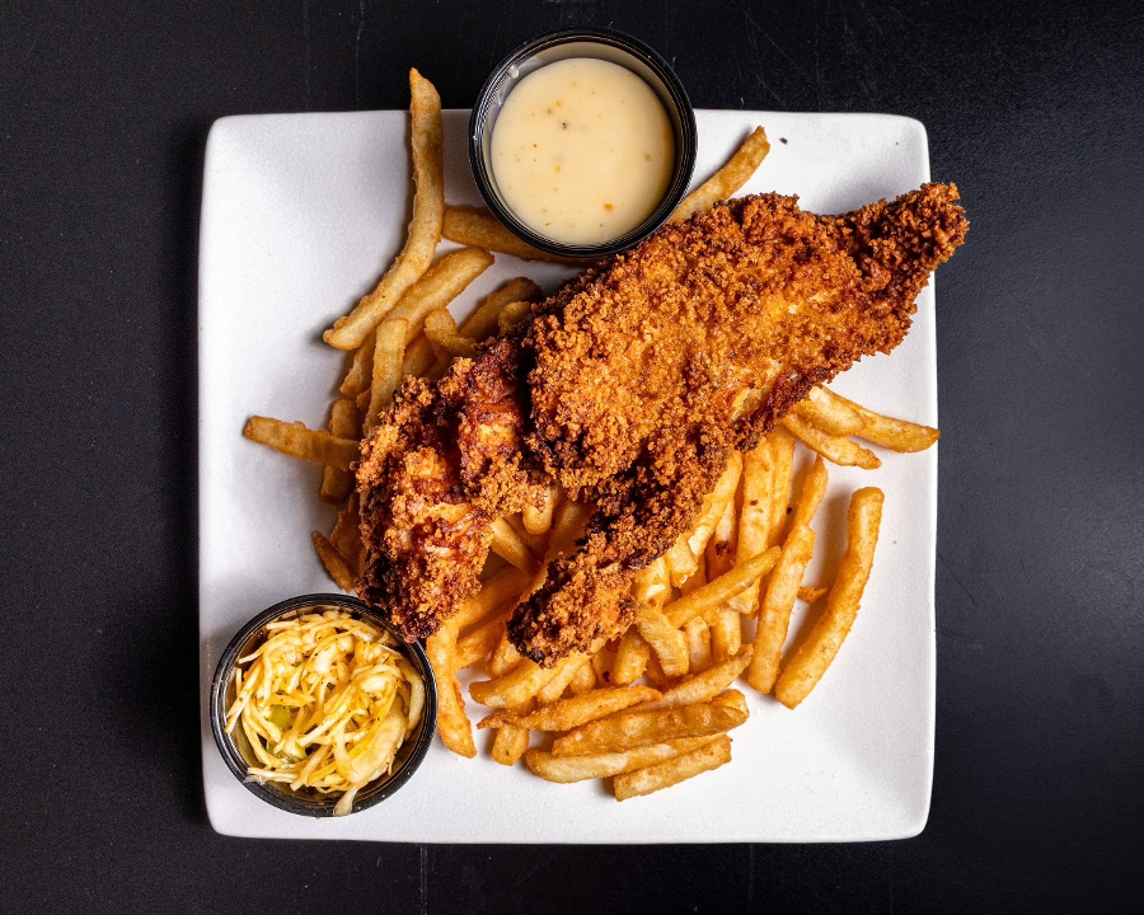 Beer-Battered Fish & Chips.