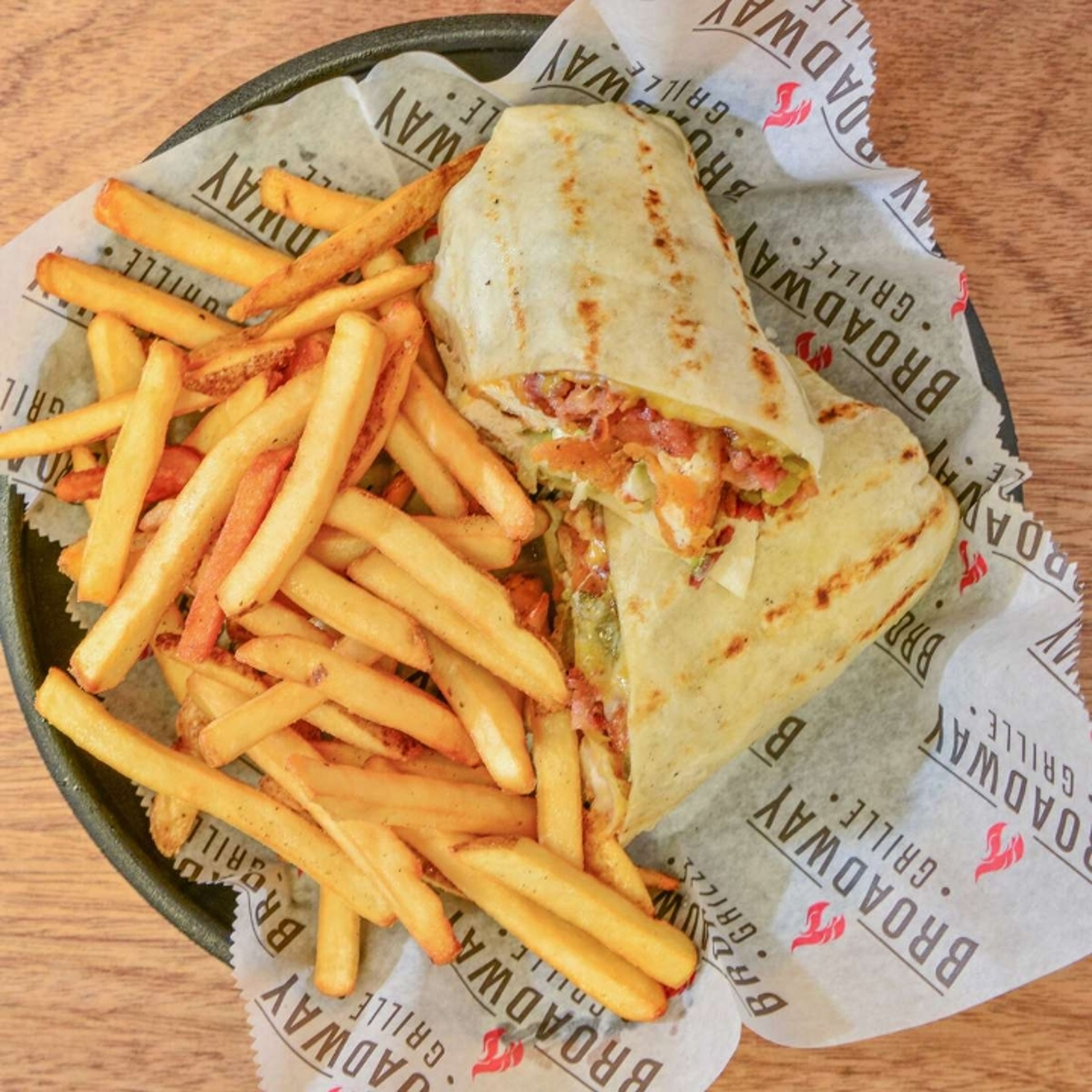 Chicken Club Roll Up.