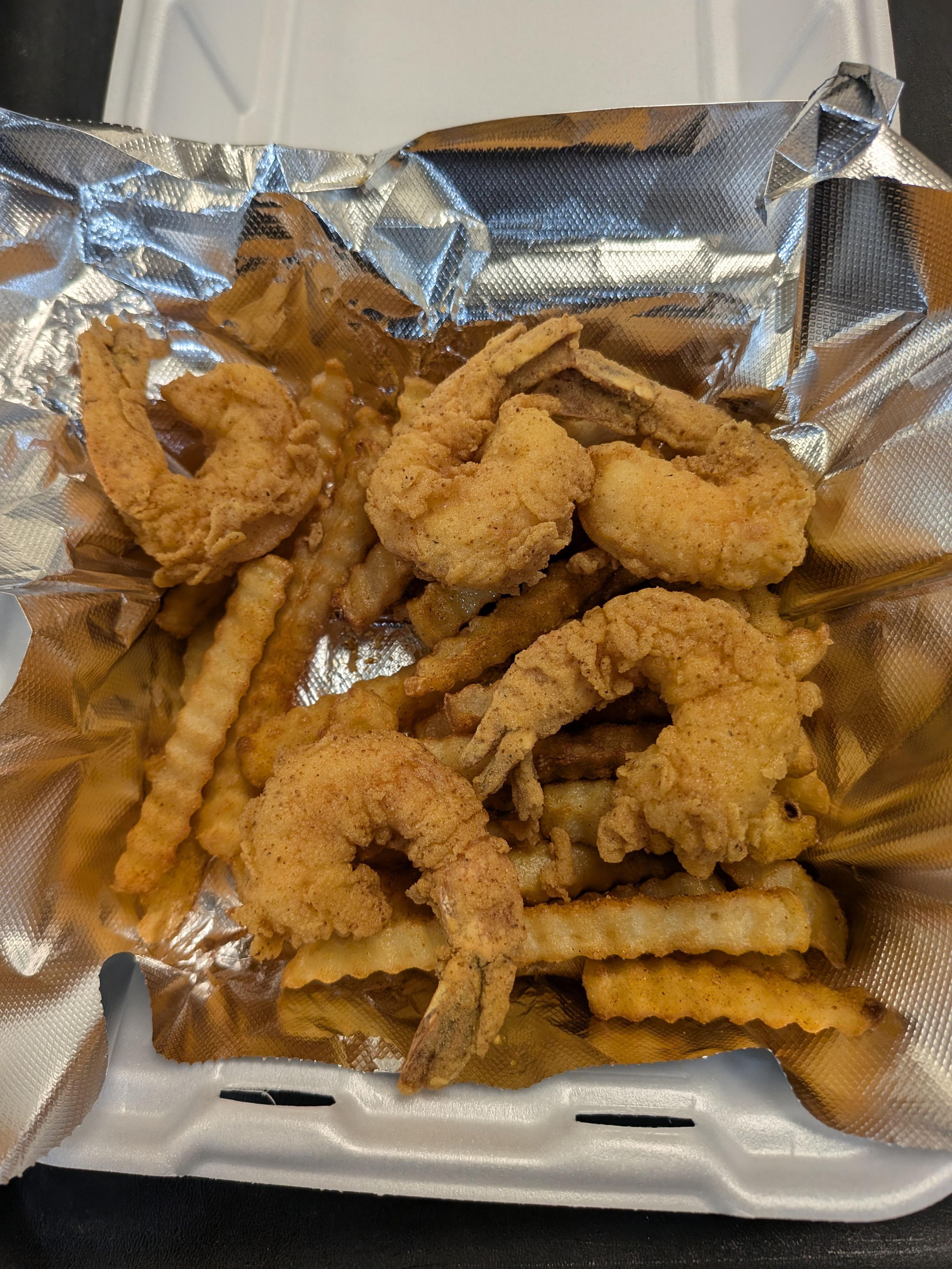 Daily Specials Fried Shrimp.