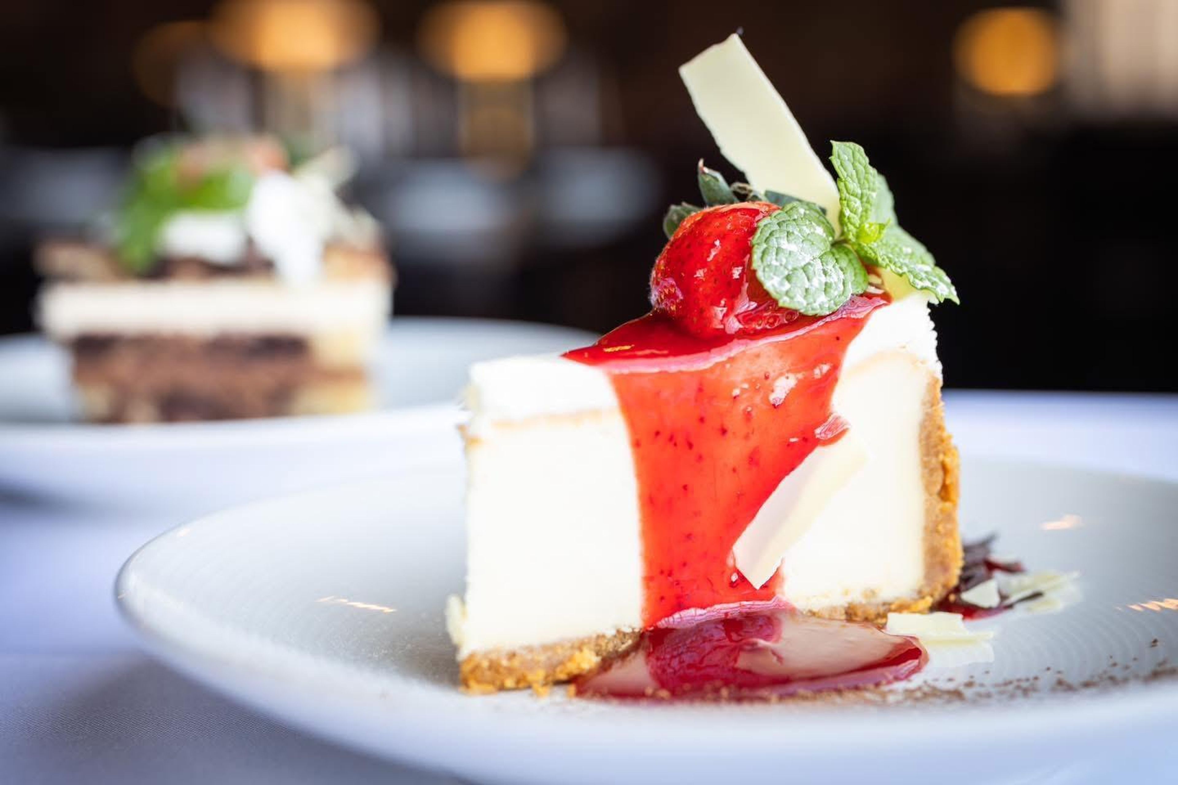 NY Style Colossal Cheese Cake.