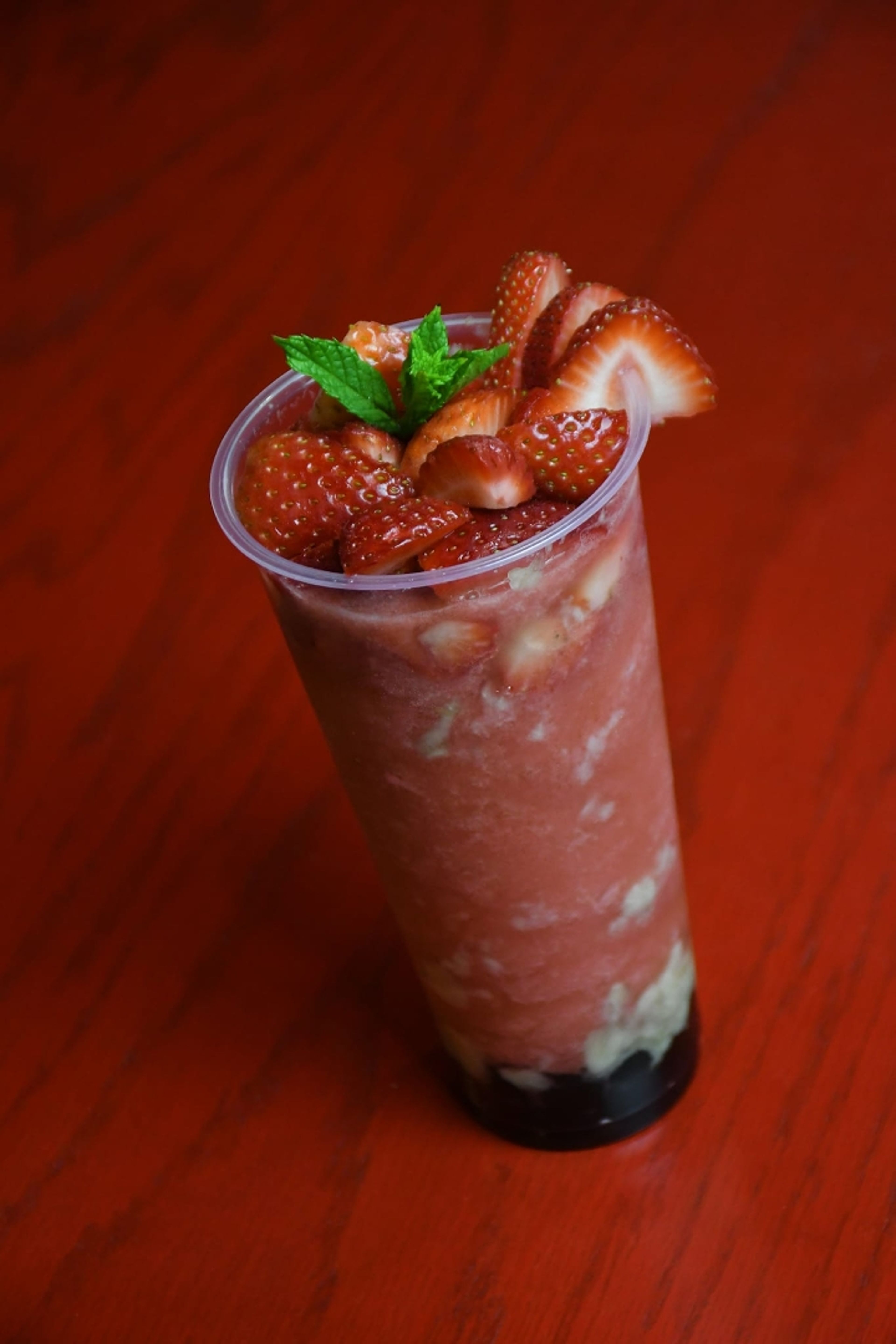 Strawberry Milk Tea.