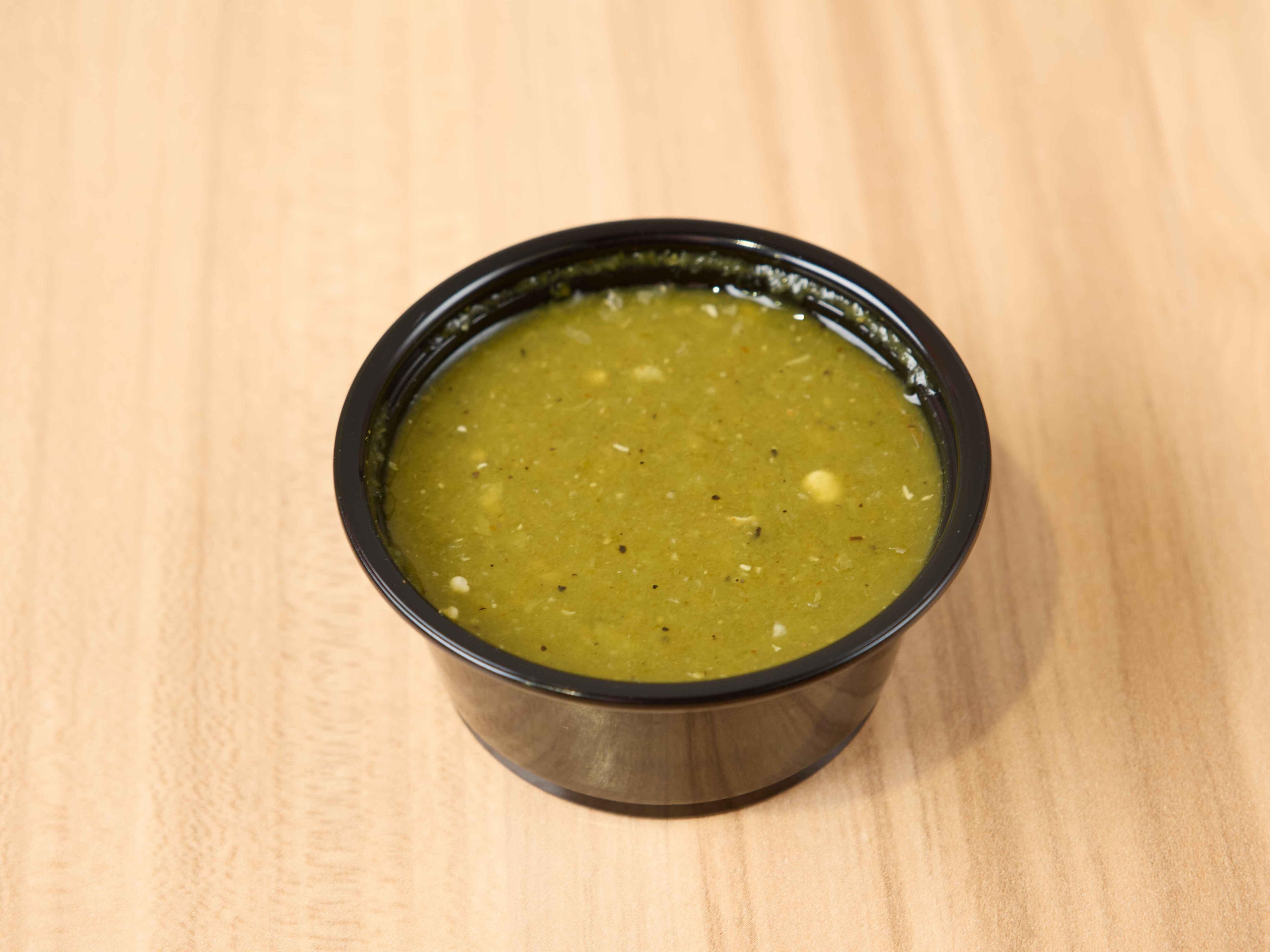 Green Sauce Bottle.