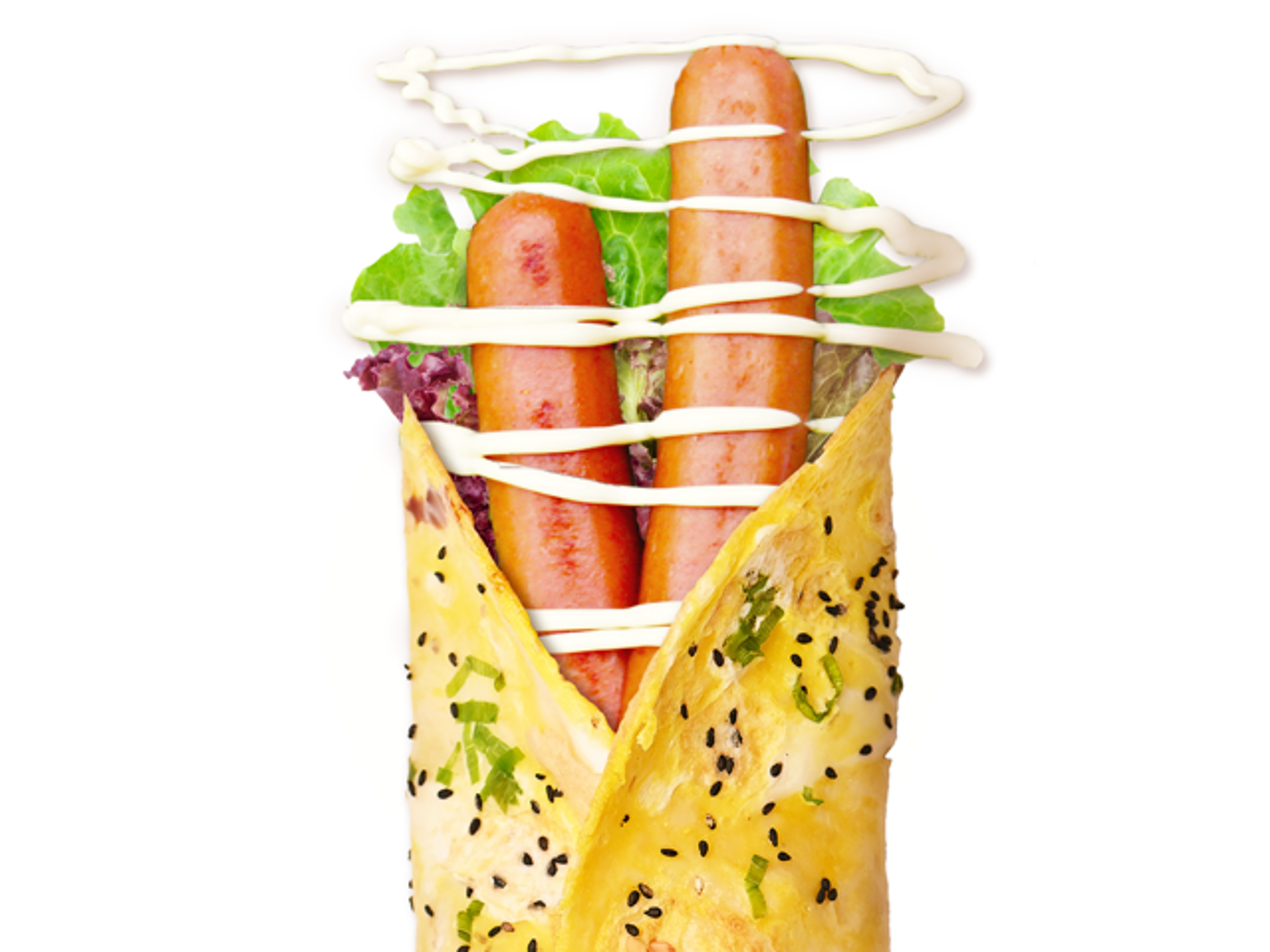 13.牛肉香肠煎饼(Beef Sasauge Savoury Crepe).