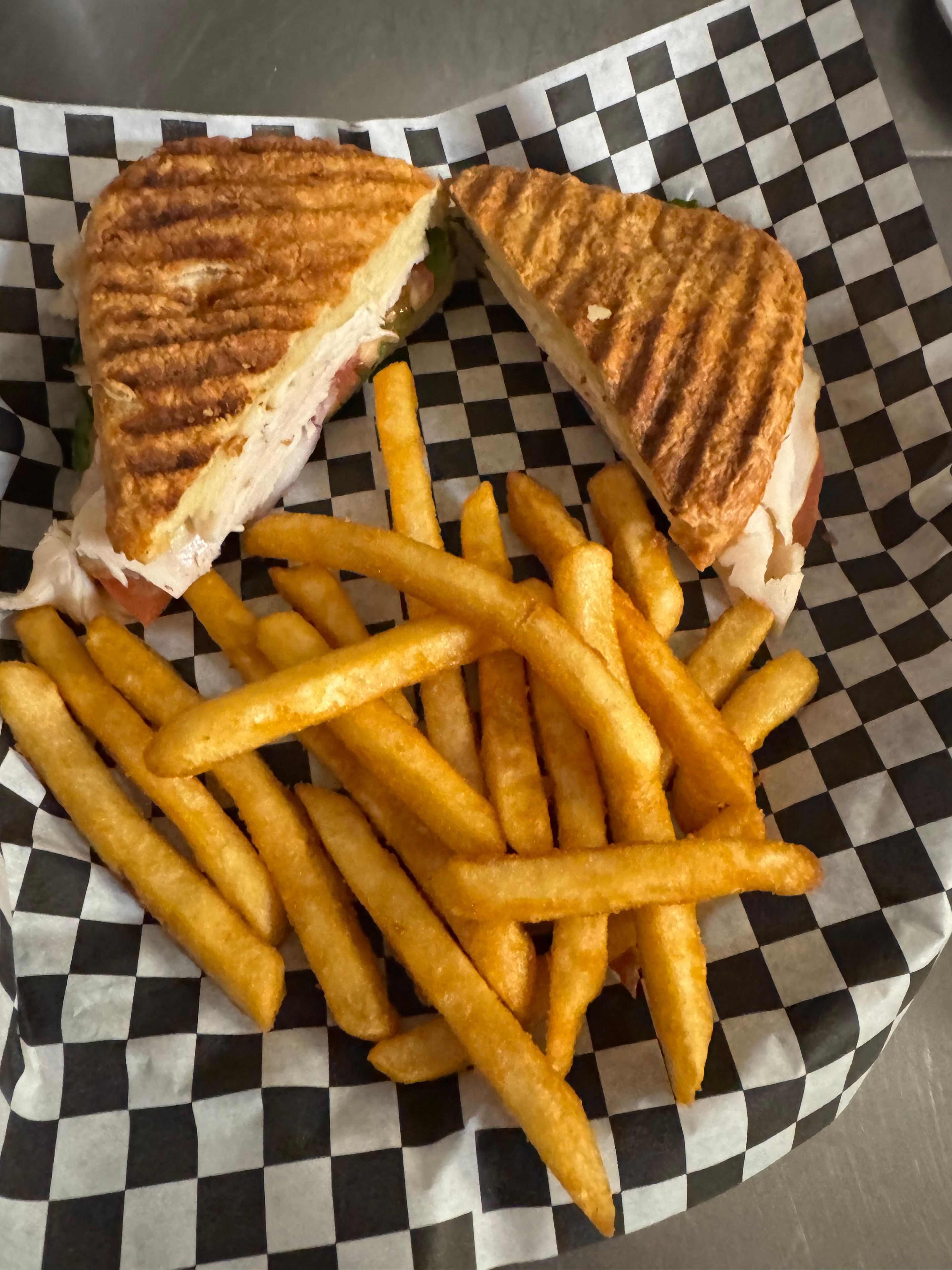 Turkey Swiss Panini.