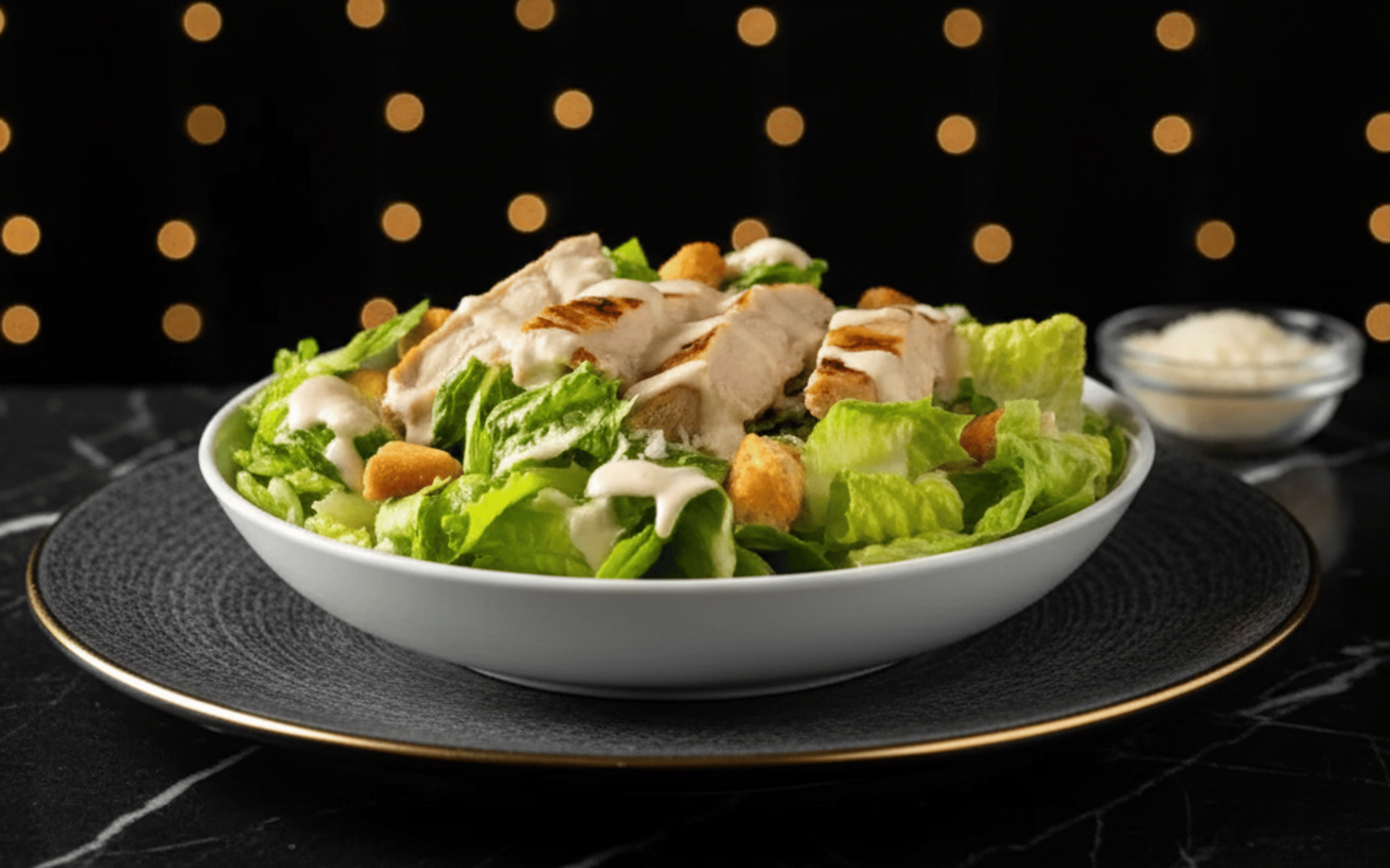 Chicken Caesar.