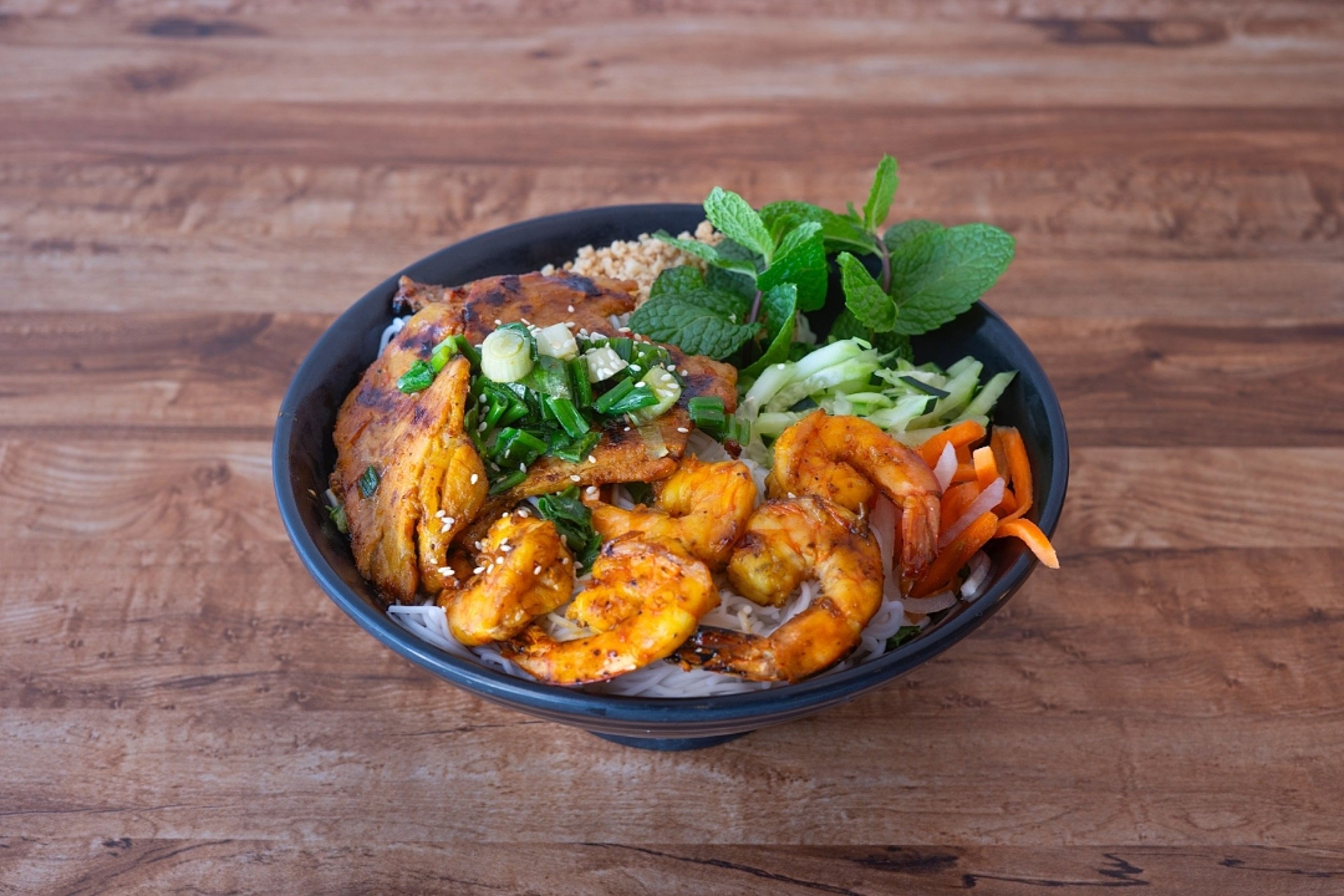 Rice Vermicelli Bowl (Bun).