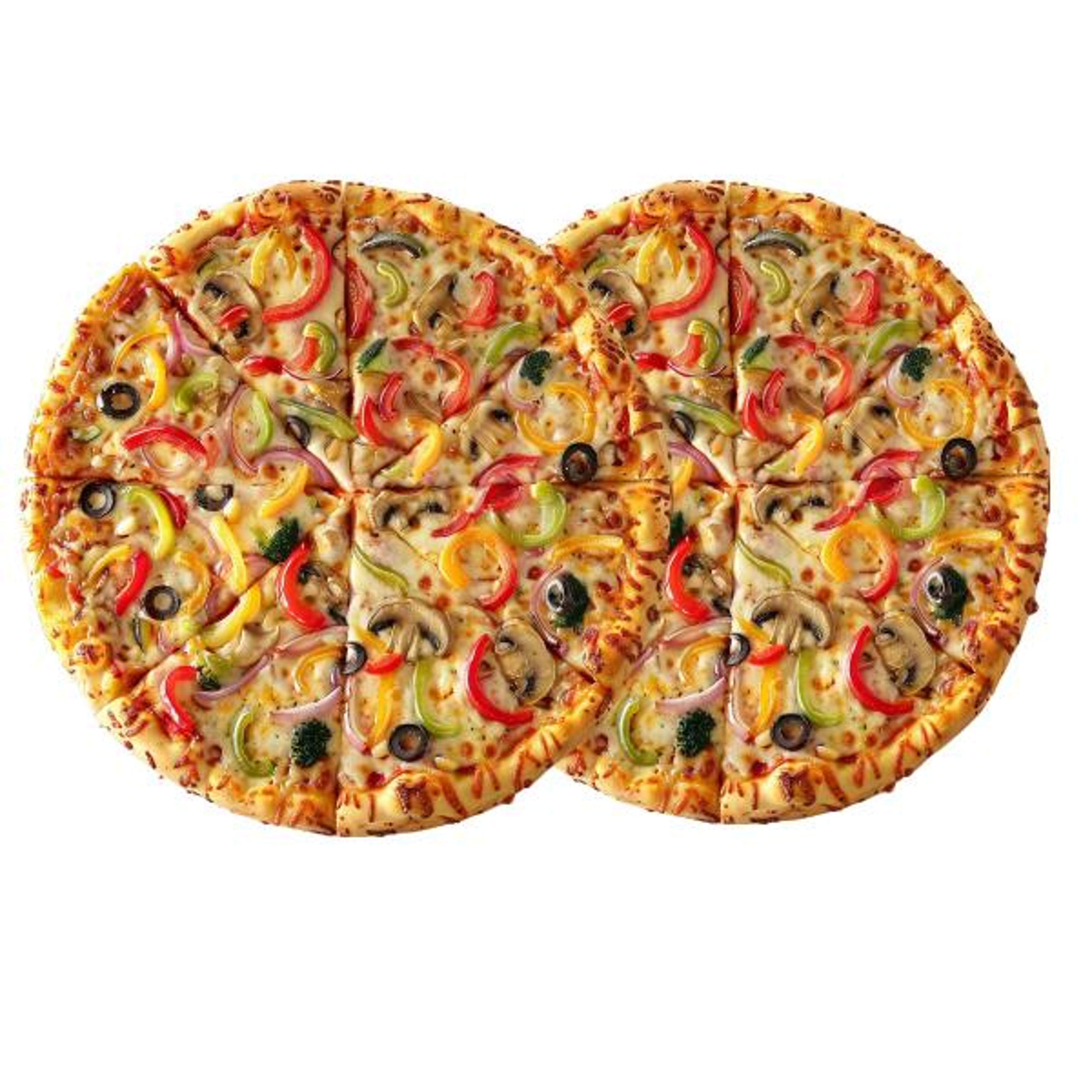 Double Deal: 2 14'' Veggie Good.