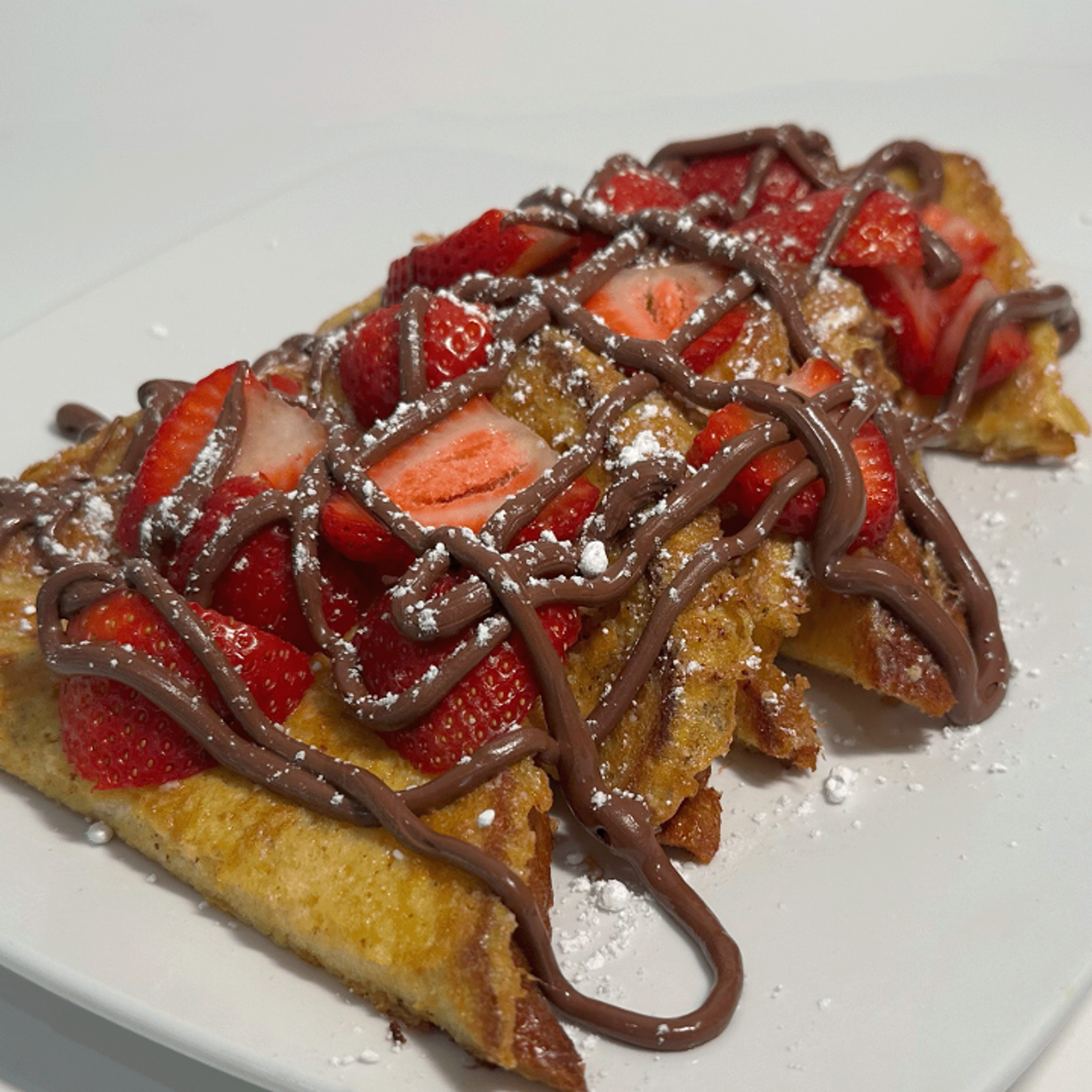 STRAWBERRY NUTELLA FRENCH TOAST.