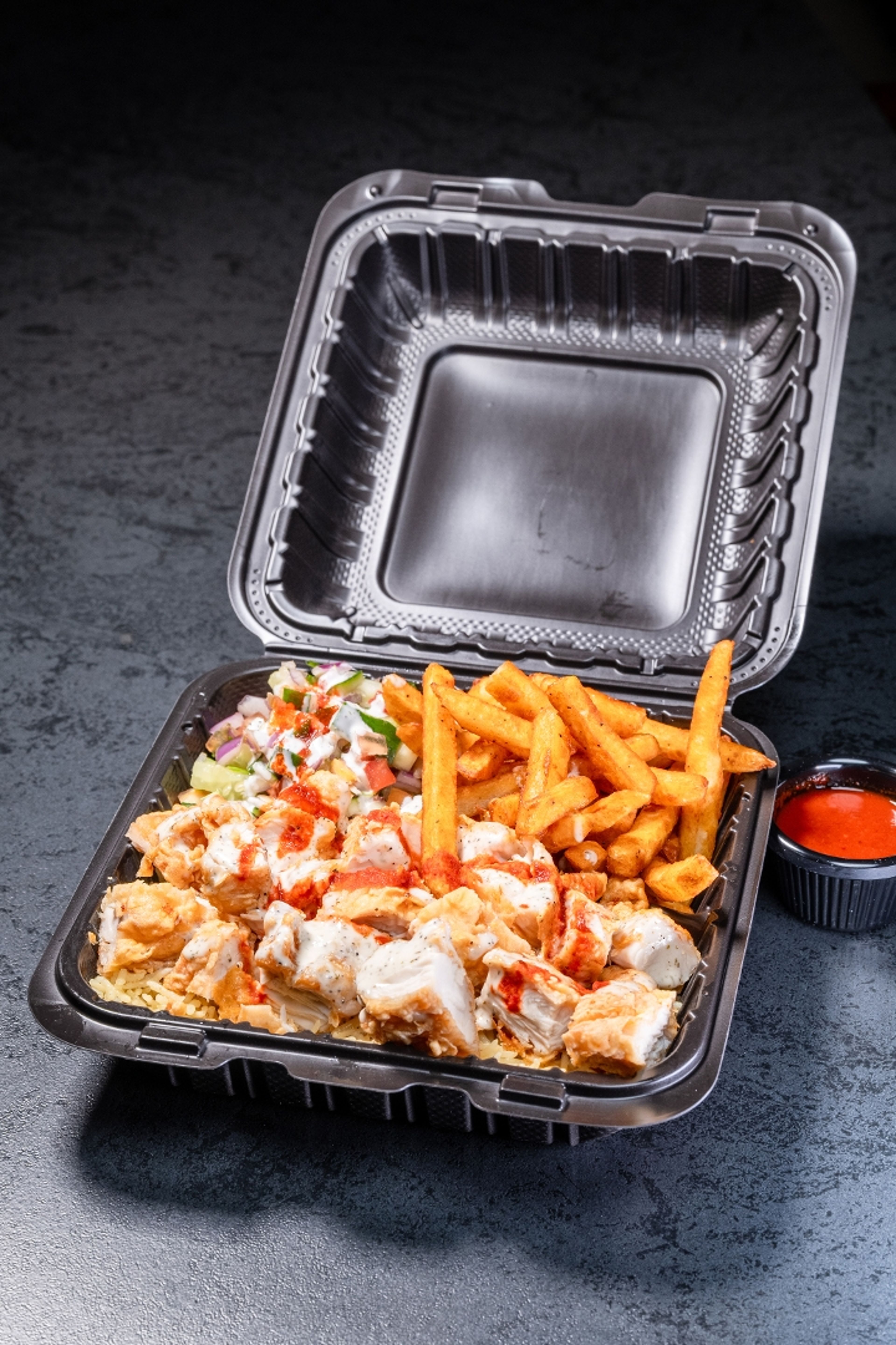 Fried Tender Platter.