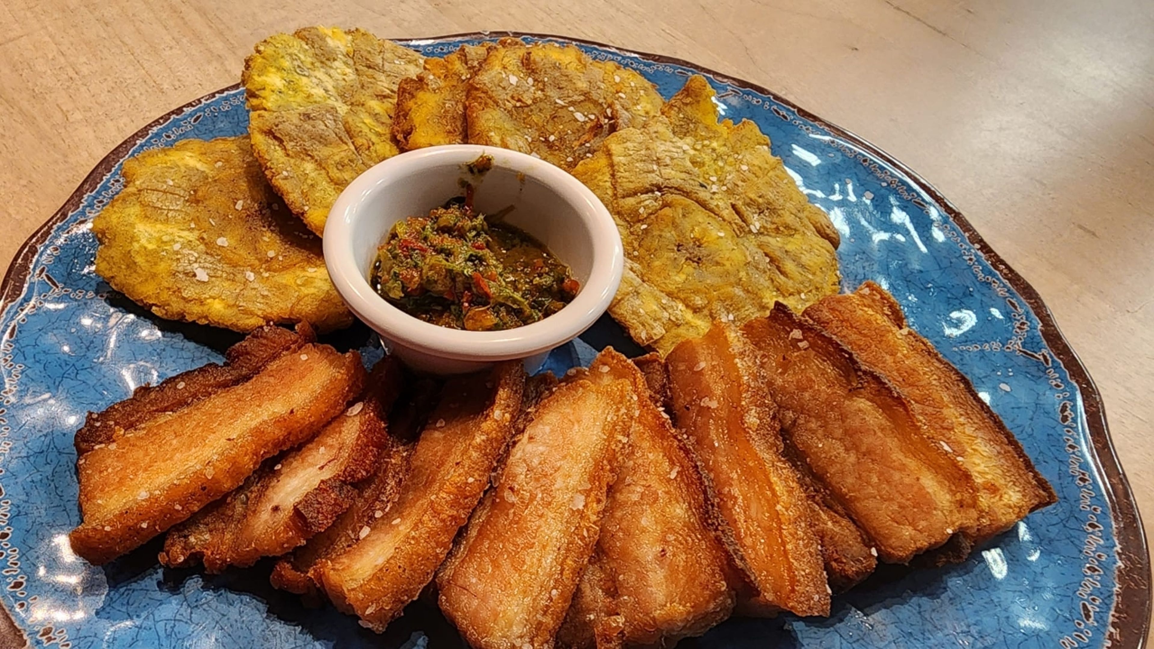 The Chicharrón Plate.